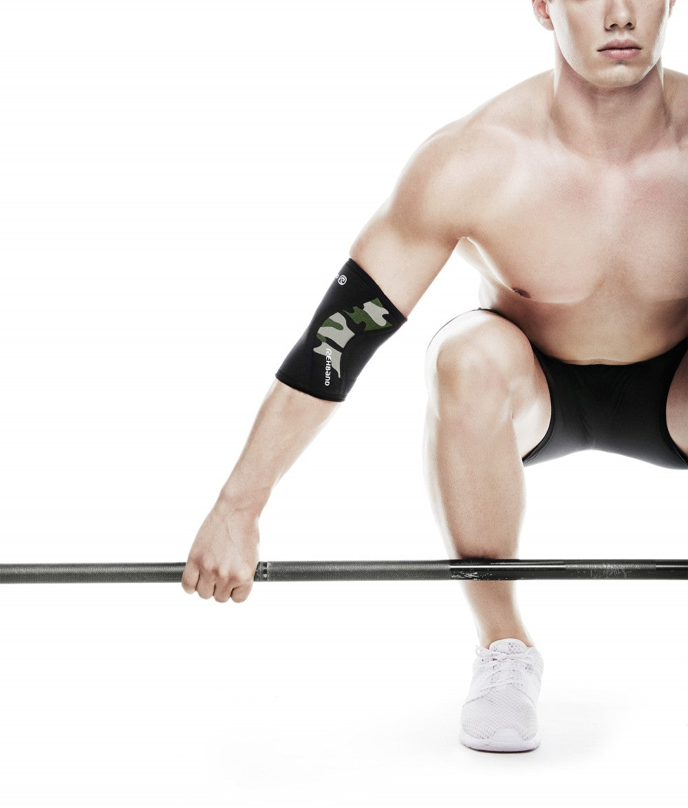 Rehband - RX Elbow Sleeve 5mm - Black/Camo