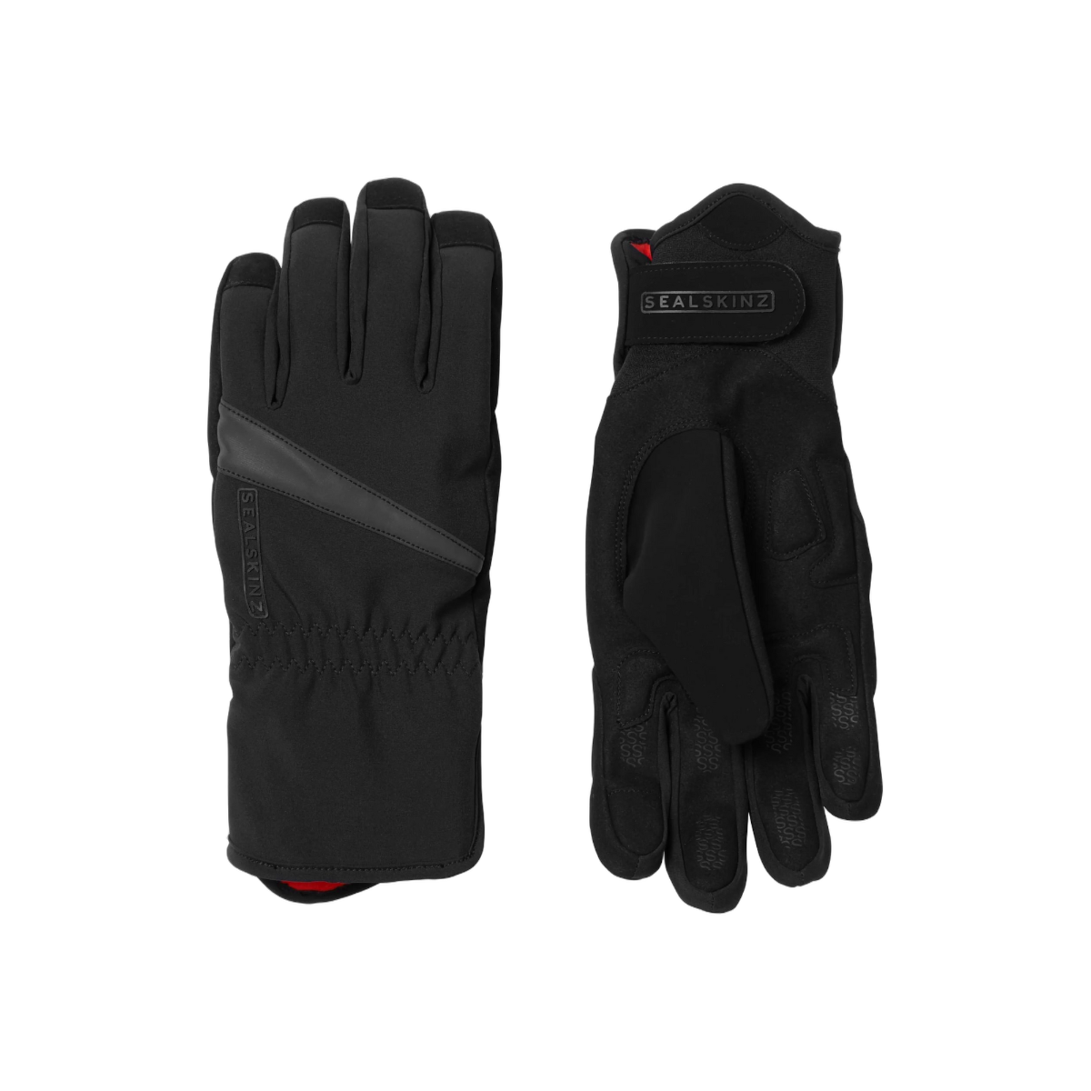 Sealskinz Bodham vandtætte cykelhandsker i sort