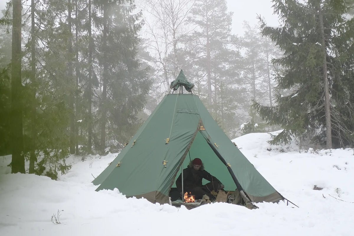Tentipi Safir Light tipitelt i grøn (5)