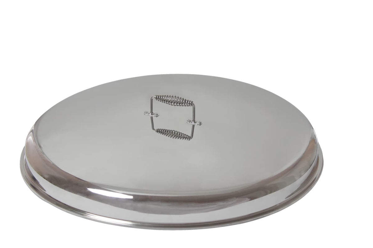Hallmark låg i rustfrit stål til stegehelle, Ø 48, 58 og 78 cm (3)