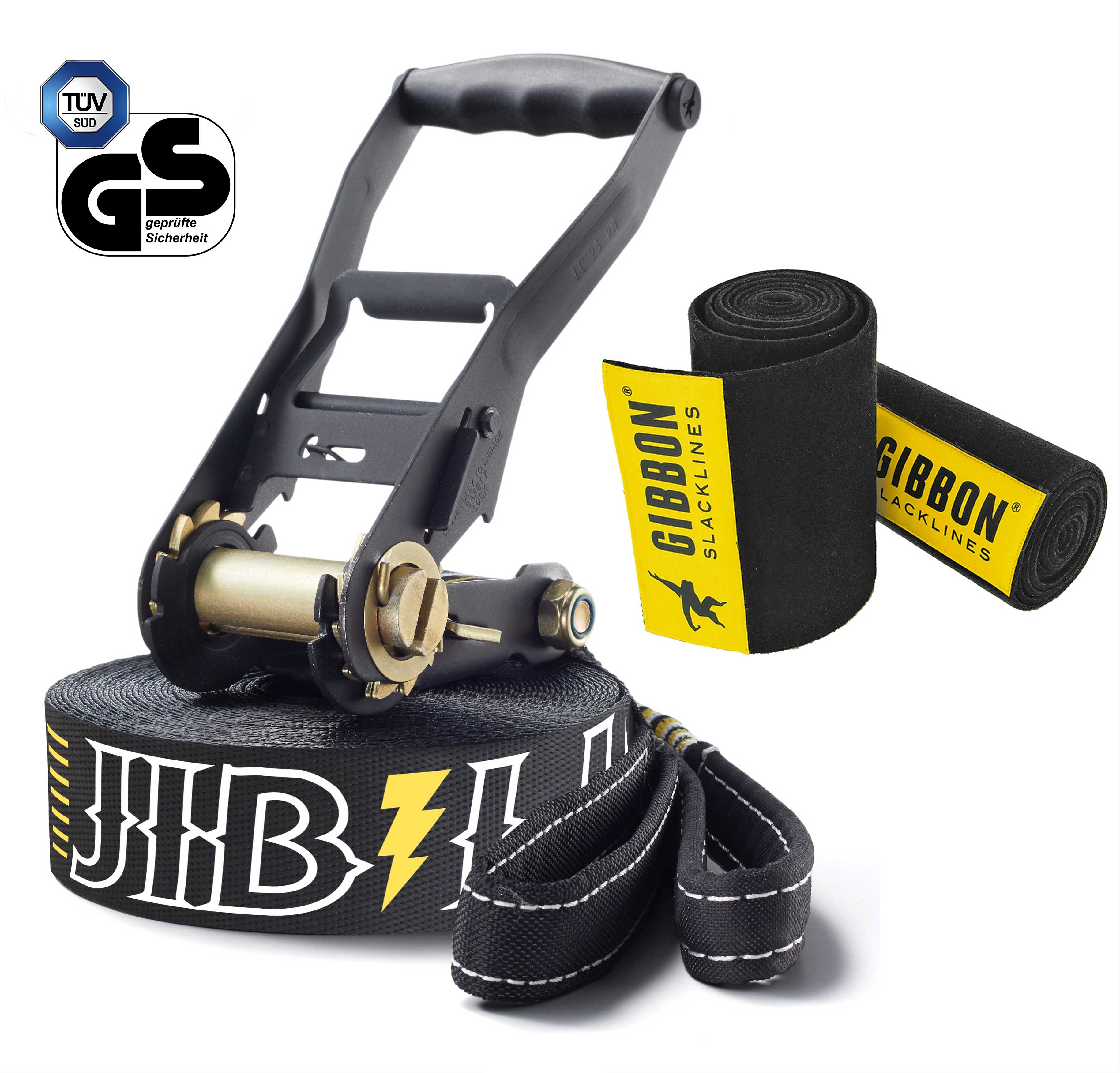 Gibbon - Slackline-Set Jibline Treewear Set - Black