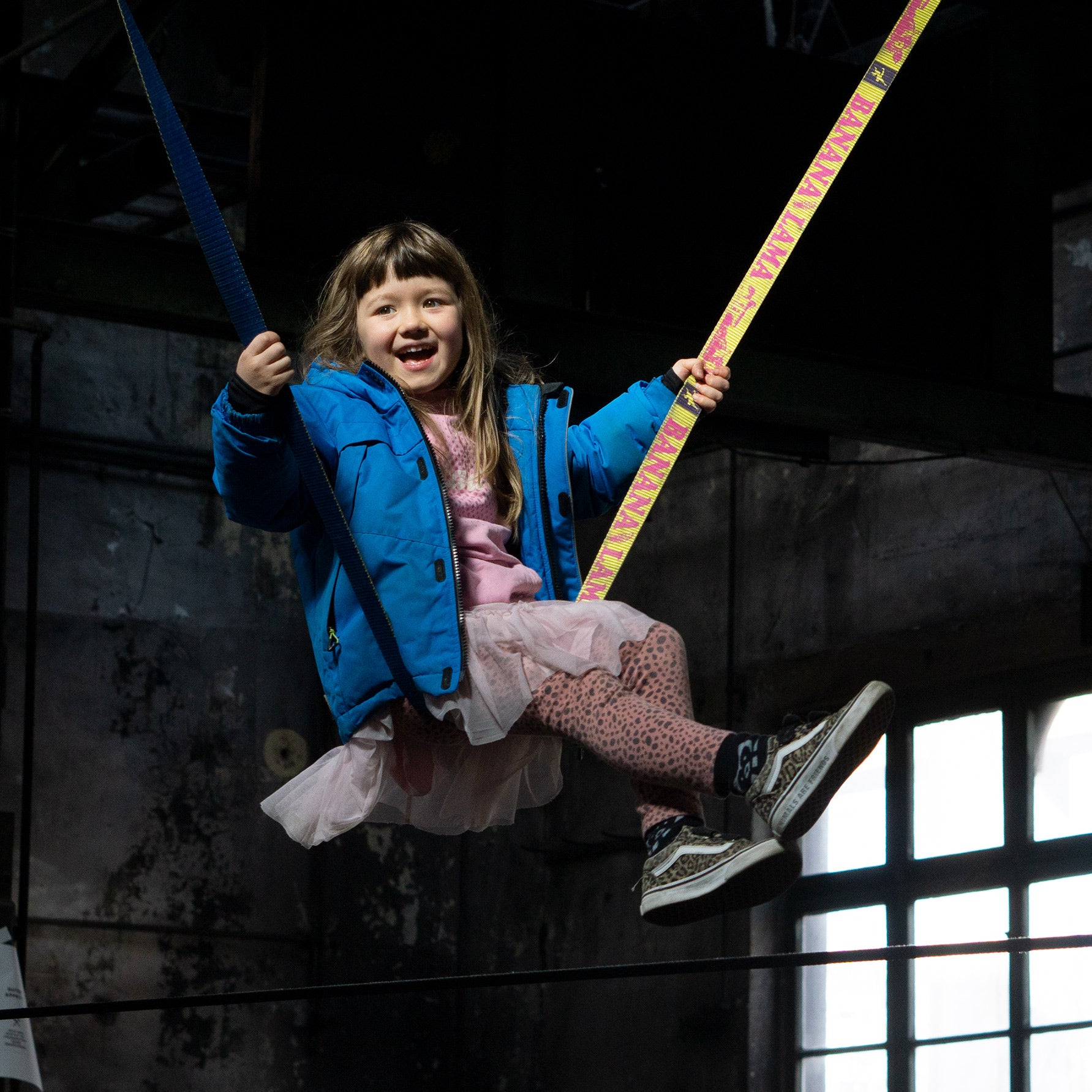 Gibbon - Slackline-Set Bananalama Treewear Set - Blue/Yellow