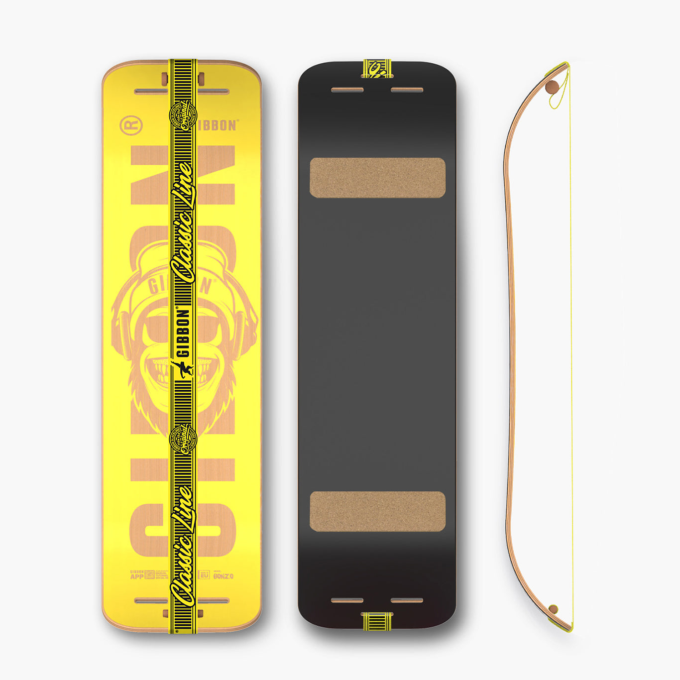 Gibbon - Board Set Giboard Set Bonzo Classic - Yellow
