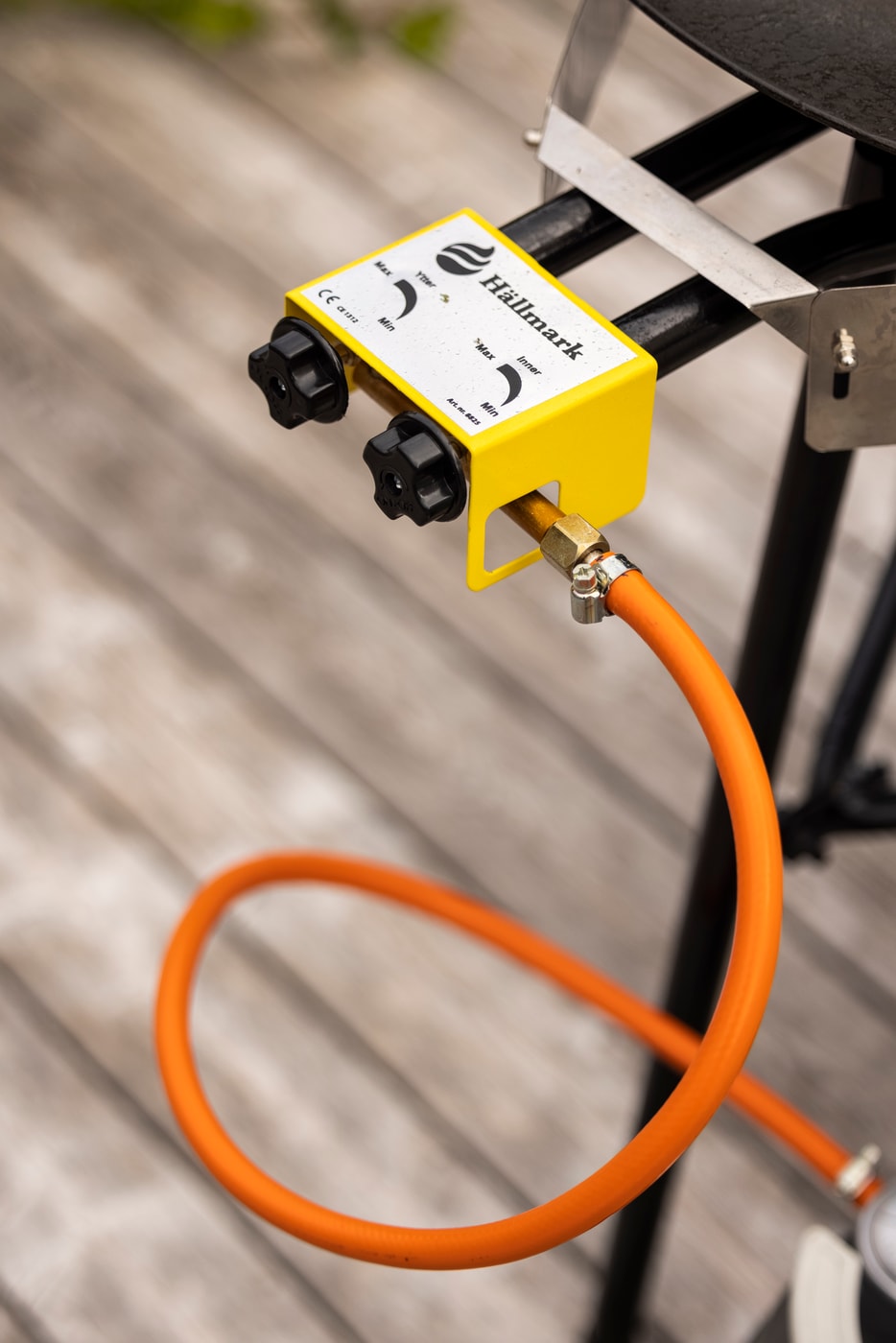 Hallmark regulatorsæt med gasregulator og orange slange (2)