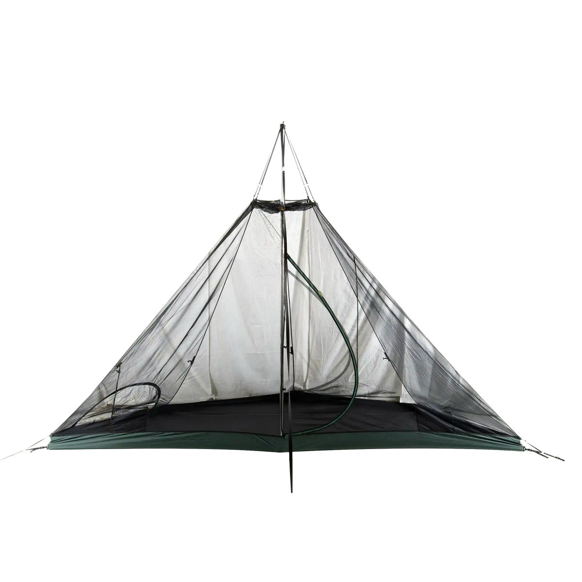 Tentipi Halvt myggenet-indertelt Base med to døre til Nordic tipi 7 i sort (4)