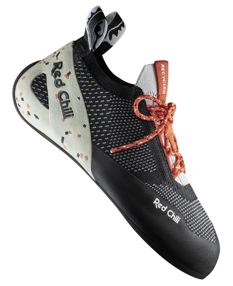 Red Chili Ventic Air Lace II klatresko i genbrugsmateriale i sort/orange (4)