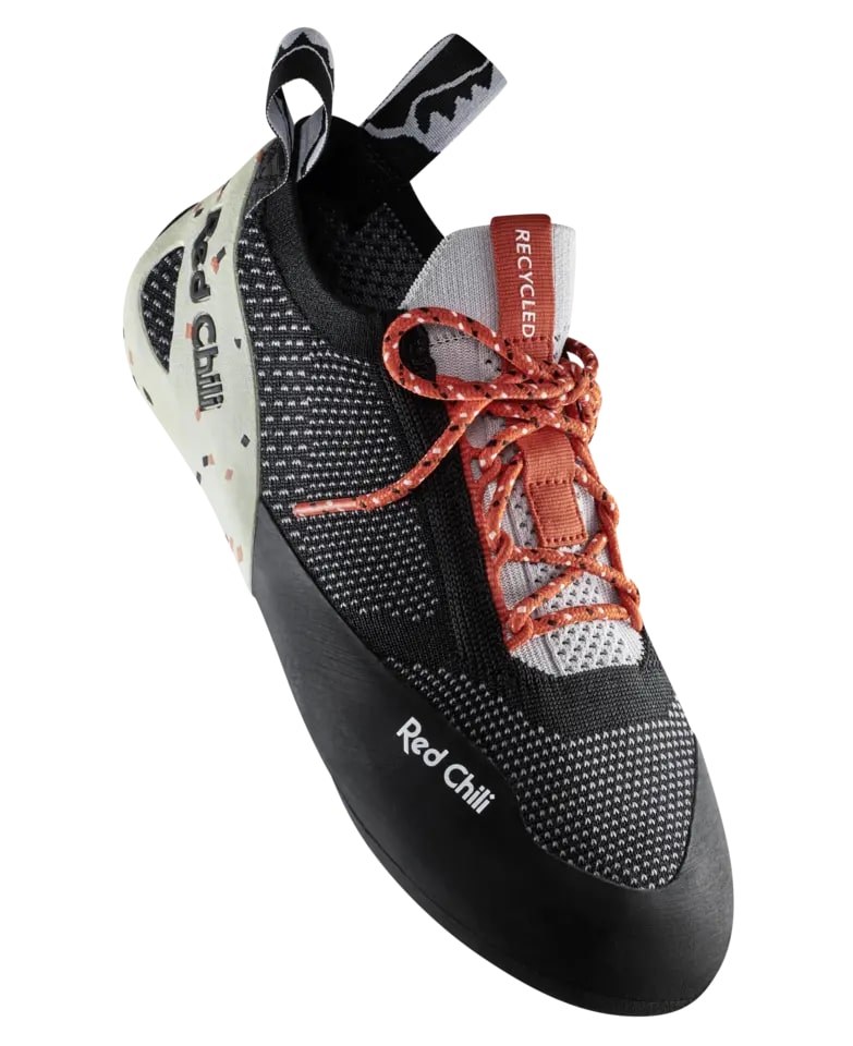 Red Chili Ventic Air Lace II klatresko i genbrugsmateriale i sort/orange (2)
