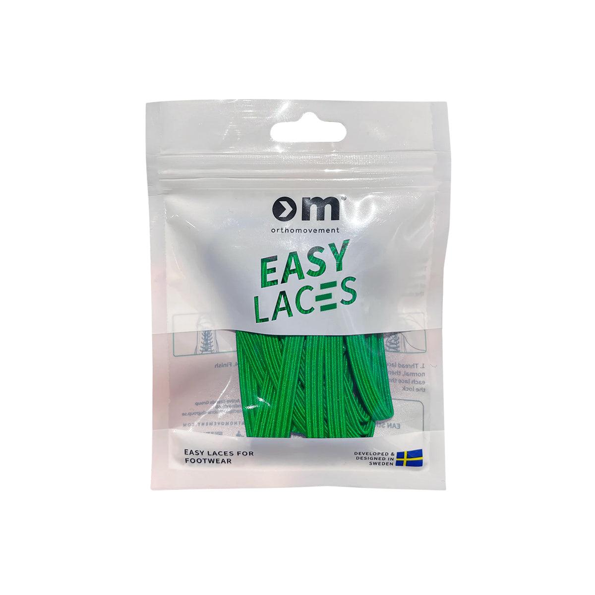 Ortho Movement - Snørebånd Easy Laces - Green