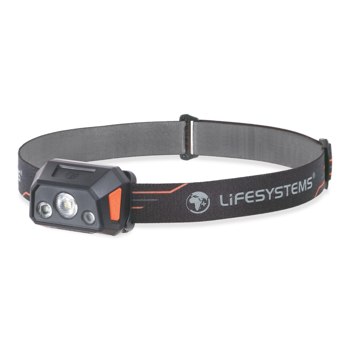 LifeSystems Intensity 300 genopladelig pandelampe i grå