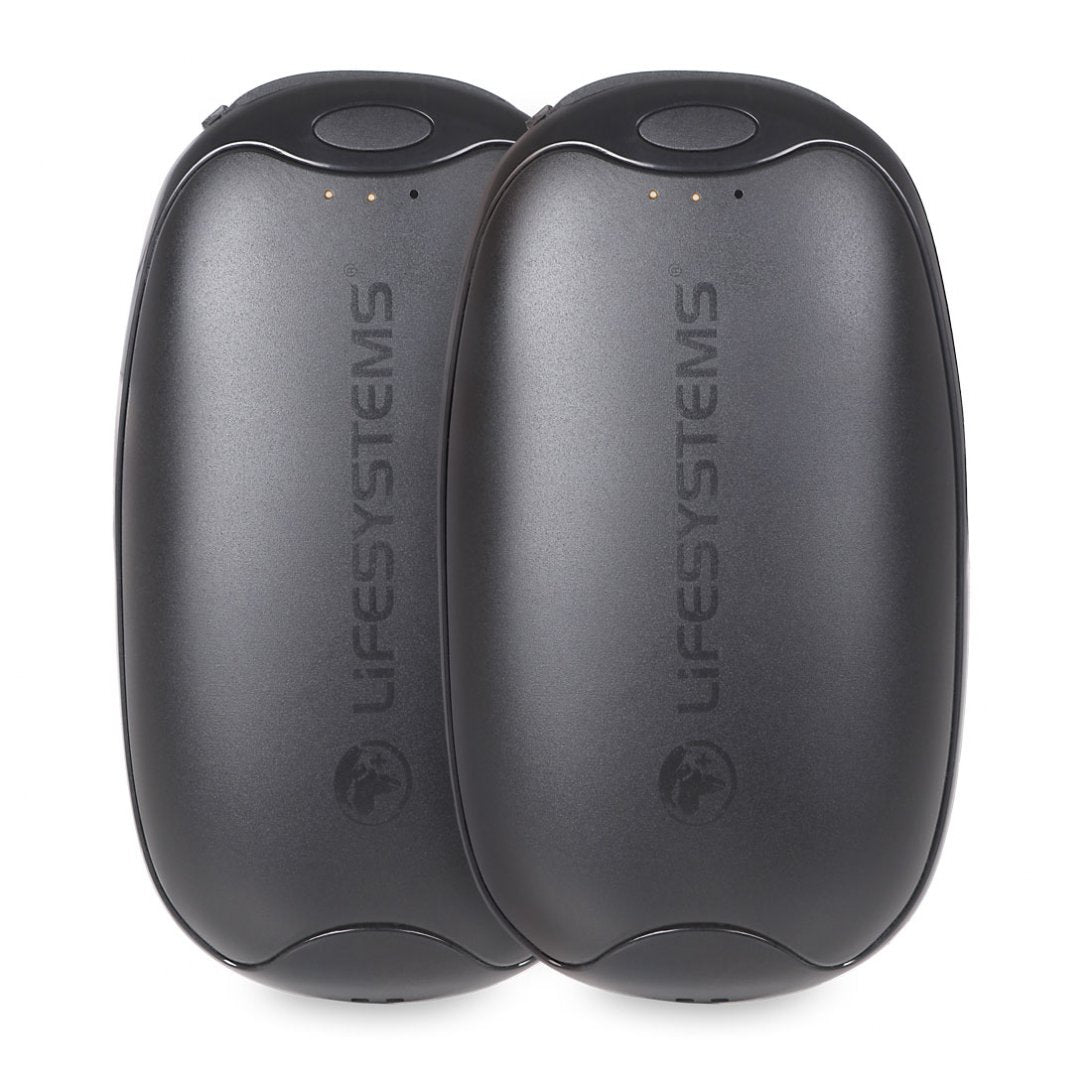 LifeSystems Dual Palm genopladelige håndvarmere i sort