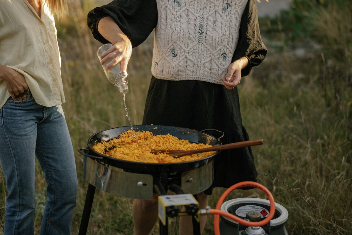 Hallmark paellapande i sort emaljeret stål, Ø 46 cm (2)