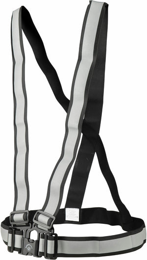 Nordic Grip reflekssele med smalle stropper i sort