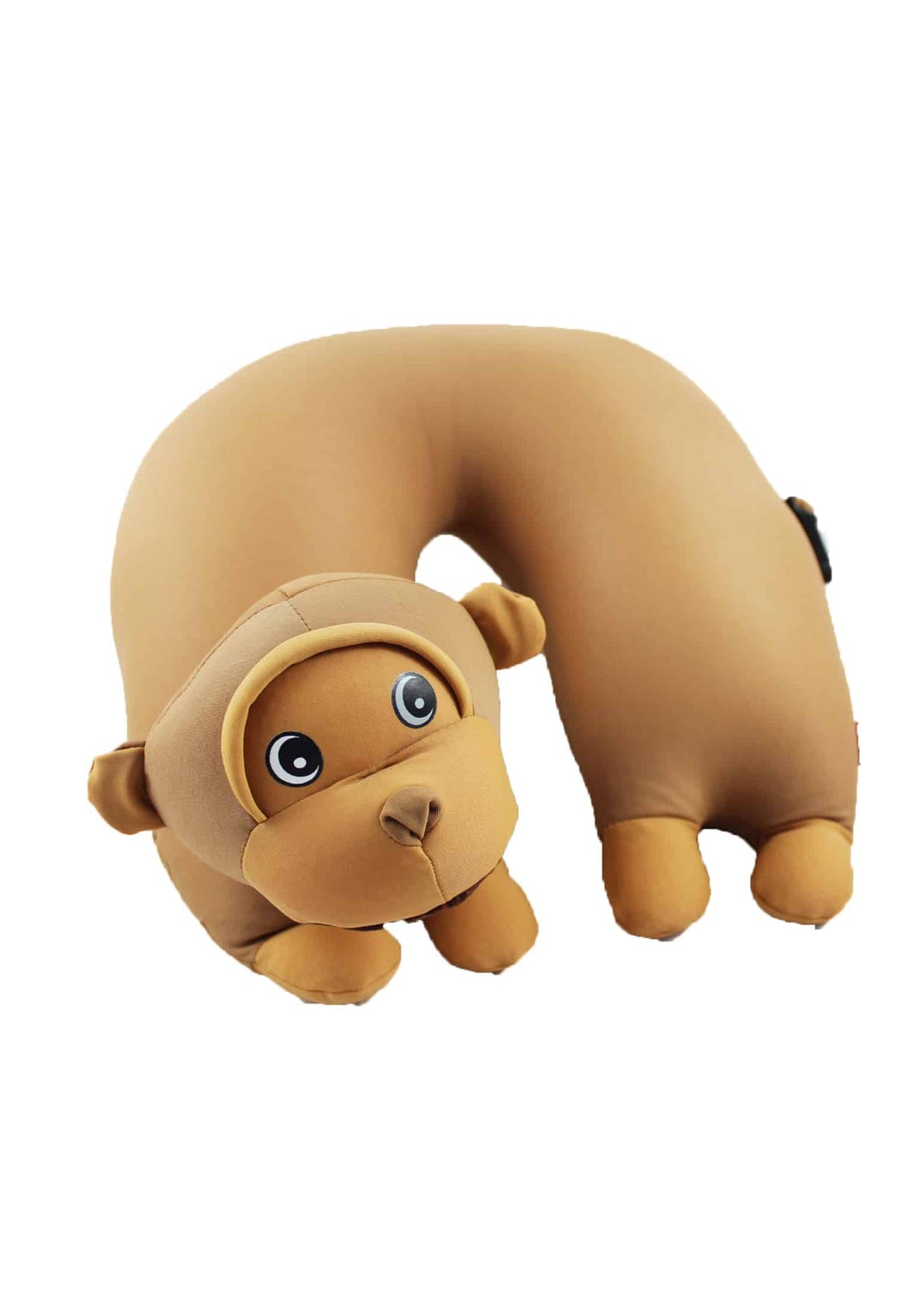 Cuddlebug børnenakkepude abe i brun
