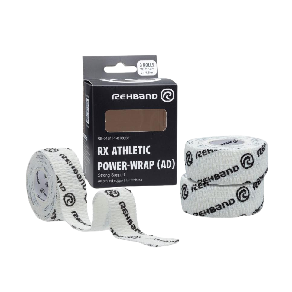 Rehband - RX Athletic Power Wrap 38mm x 4.5m (AD) - White