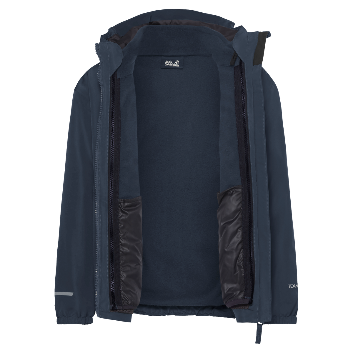 Jack Wolfskin Iceland 3-i-1 børnejakke i mørkeblå (4)