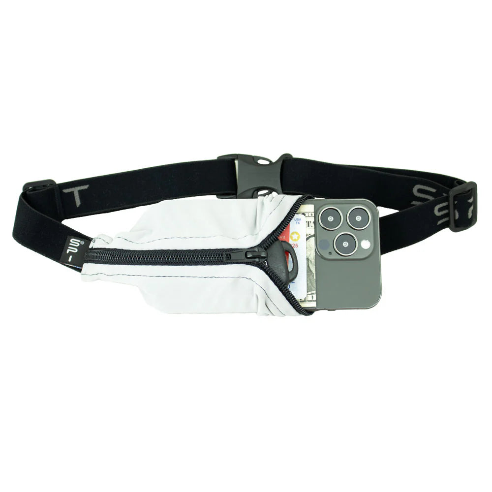 SPIbelt - Løbebælte Original Pocket Belt - Cloudy/Black Zipper