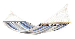 LA SIESTA® - Alisio Single-hængekøje med tværpind outdoor - Sea Salt