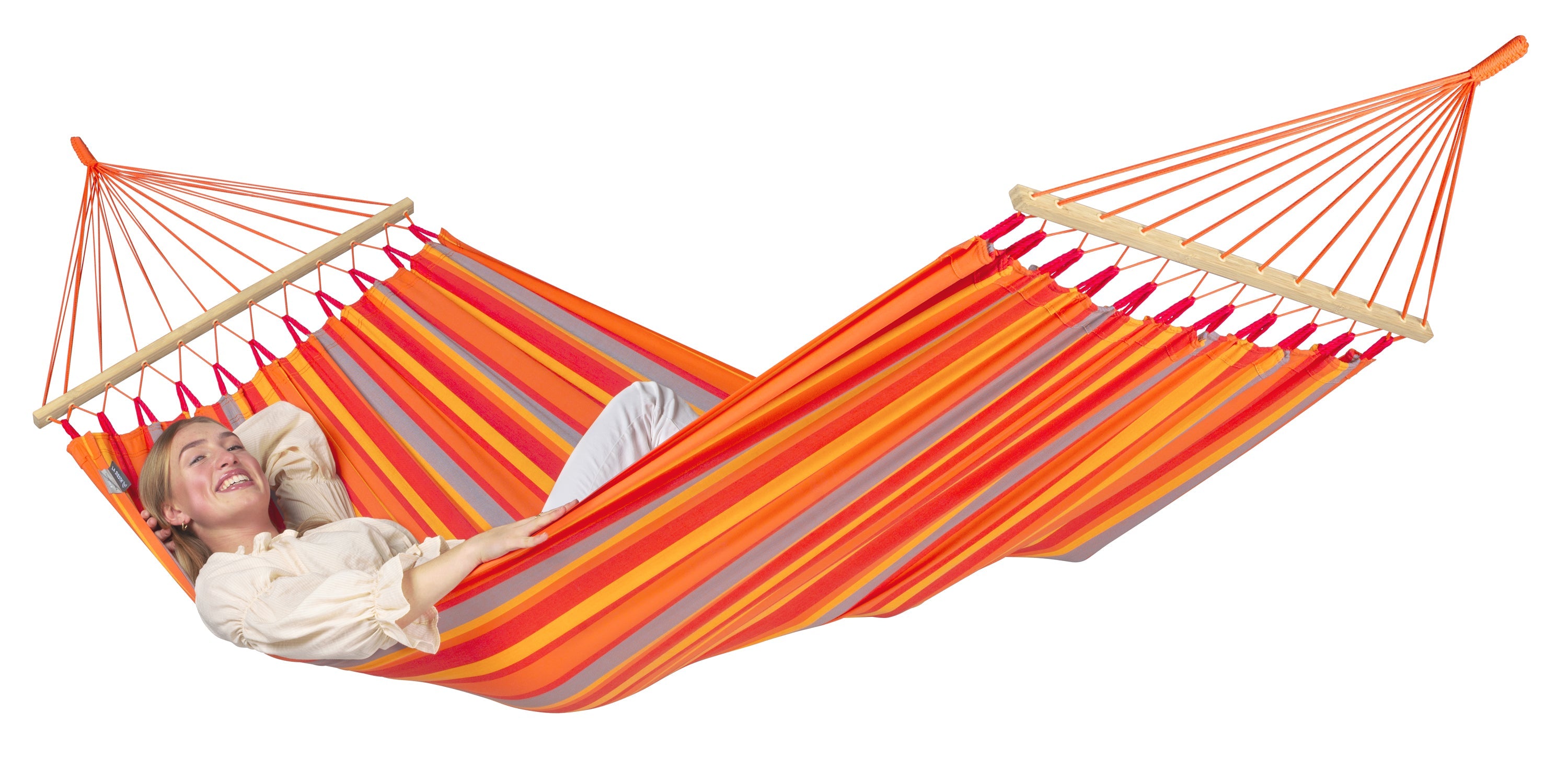 LA SIESTA® - Alisio Single-hængekøje med tværpind outdoor - Toucan