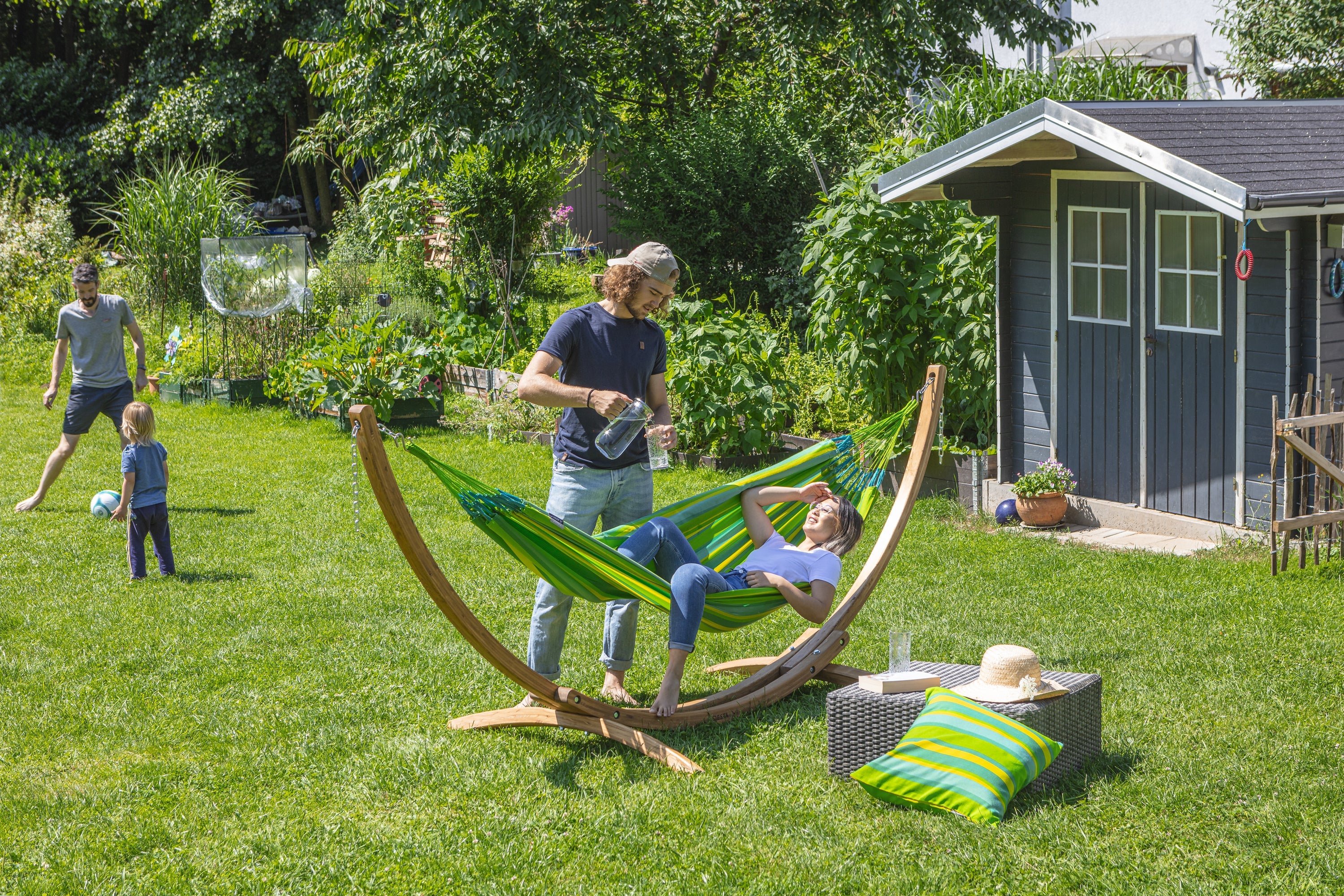 LA SIESTA® - Brisa Single-hængekøje outdoor - Lime