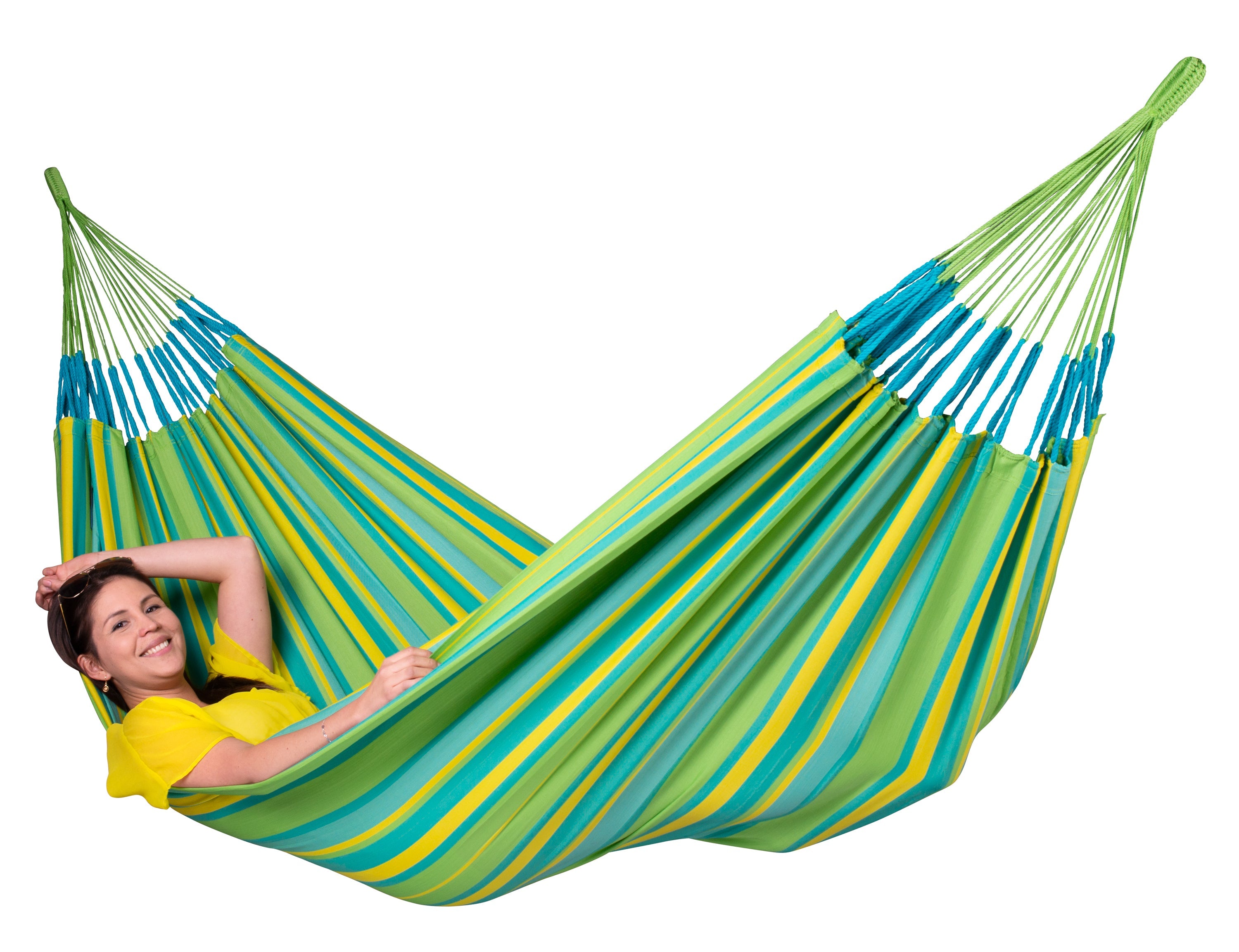 LA SIESTA® - Brisa Kingsize-hængekøje outdoor - Lime