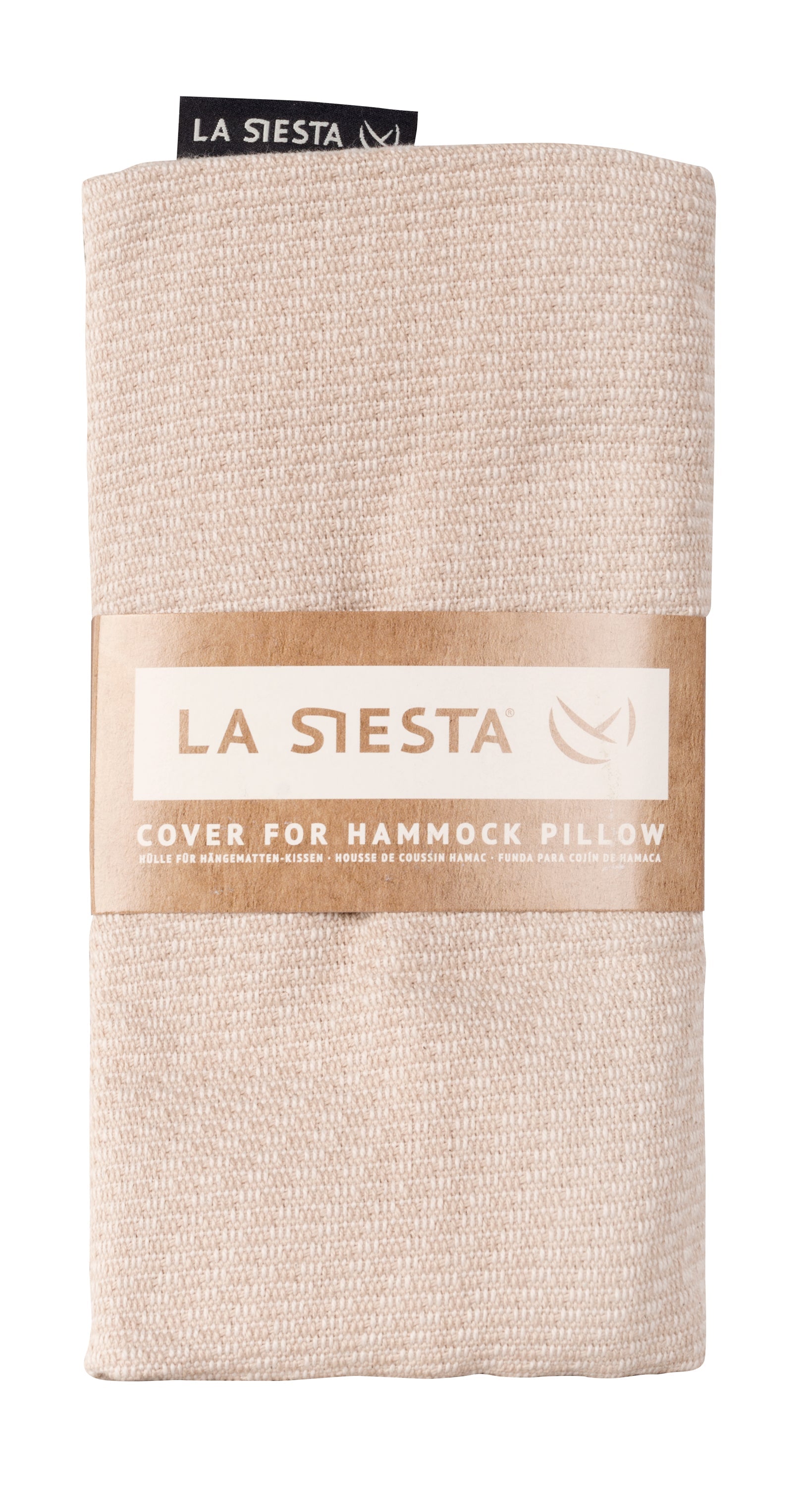 LA SIESTA® - Cariño Betræk til hængekøjepude af økologisk bomuld - Nougat