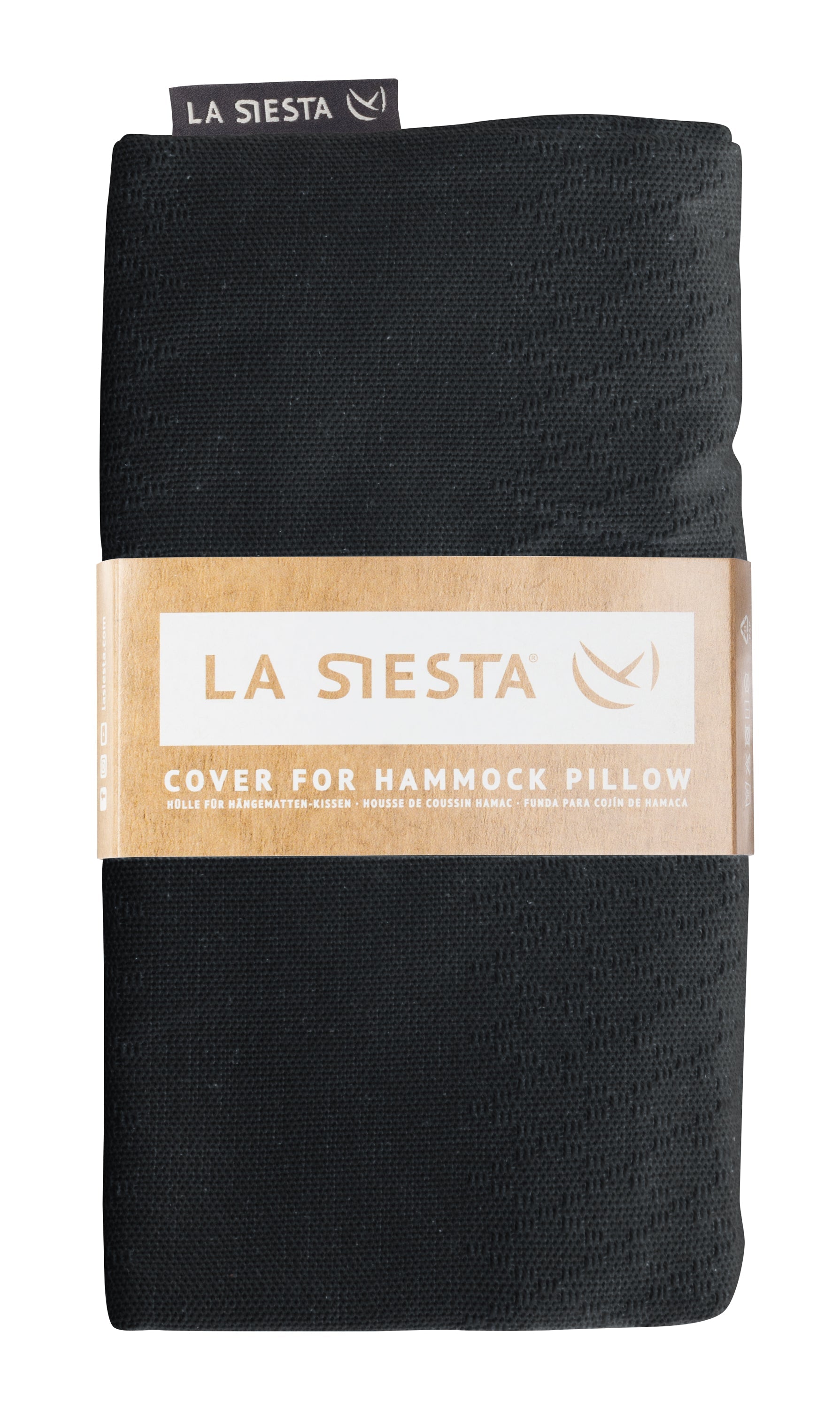 LA SIESTA® - Cariño Betræk til hængekøjepude af økologisk bomuld - Onyx