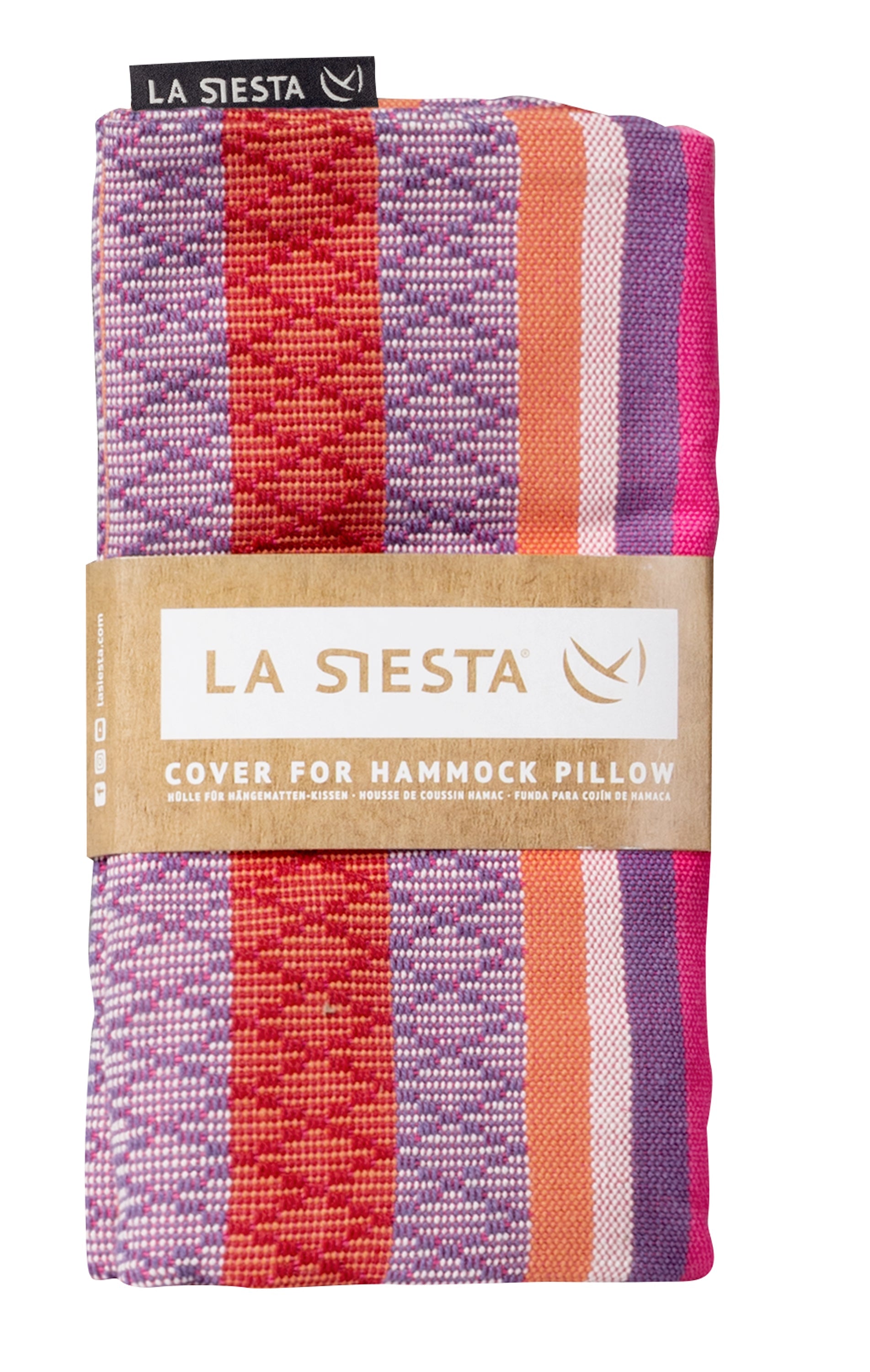LA SIESTA® - Cariño Betræk til hængekøjepude af økologisk bomuld - Flamingo