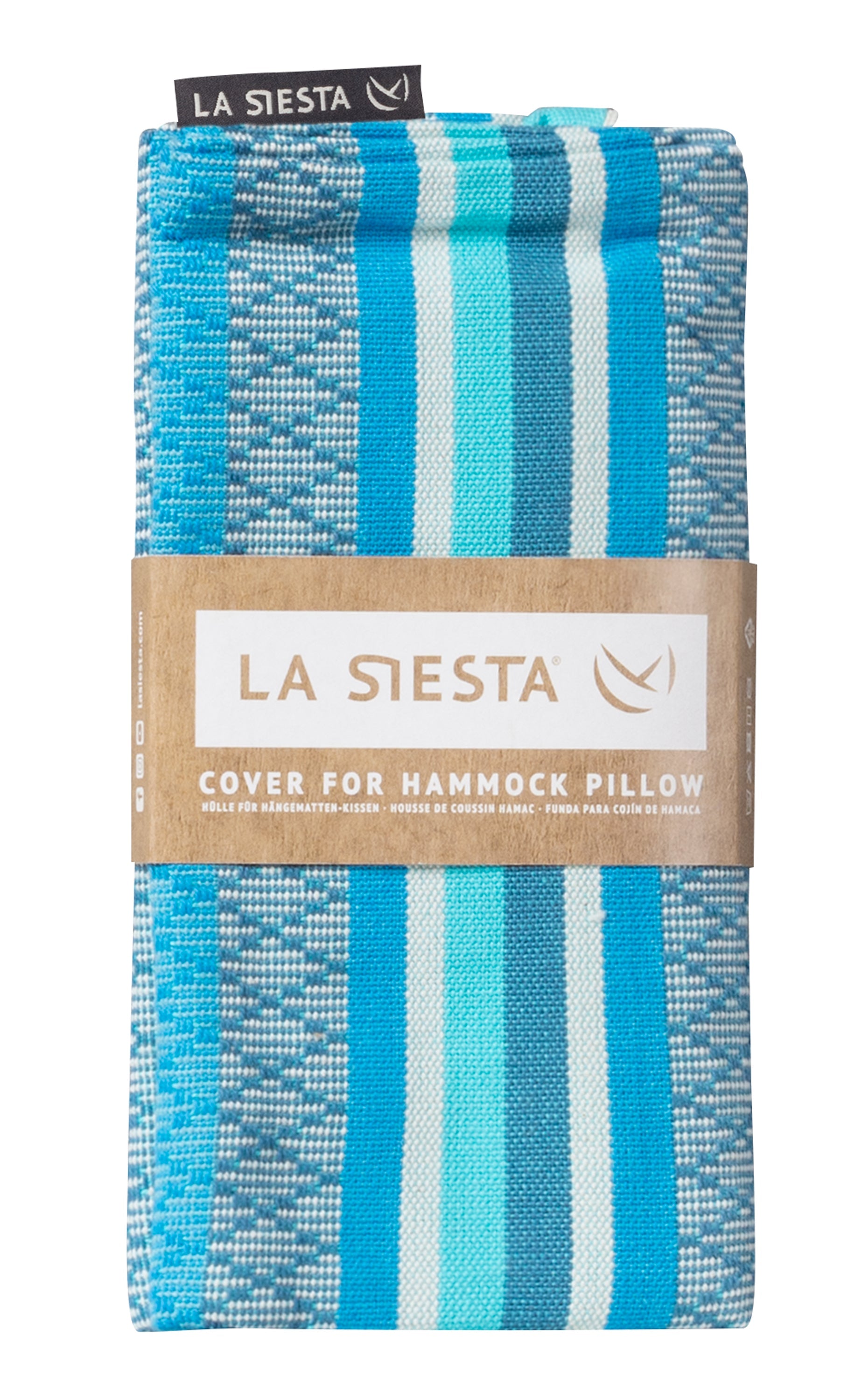 LA SIESTA® - Cariño Betræk til hængekøjepude af økologisk bomuld - Azure
