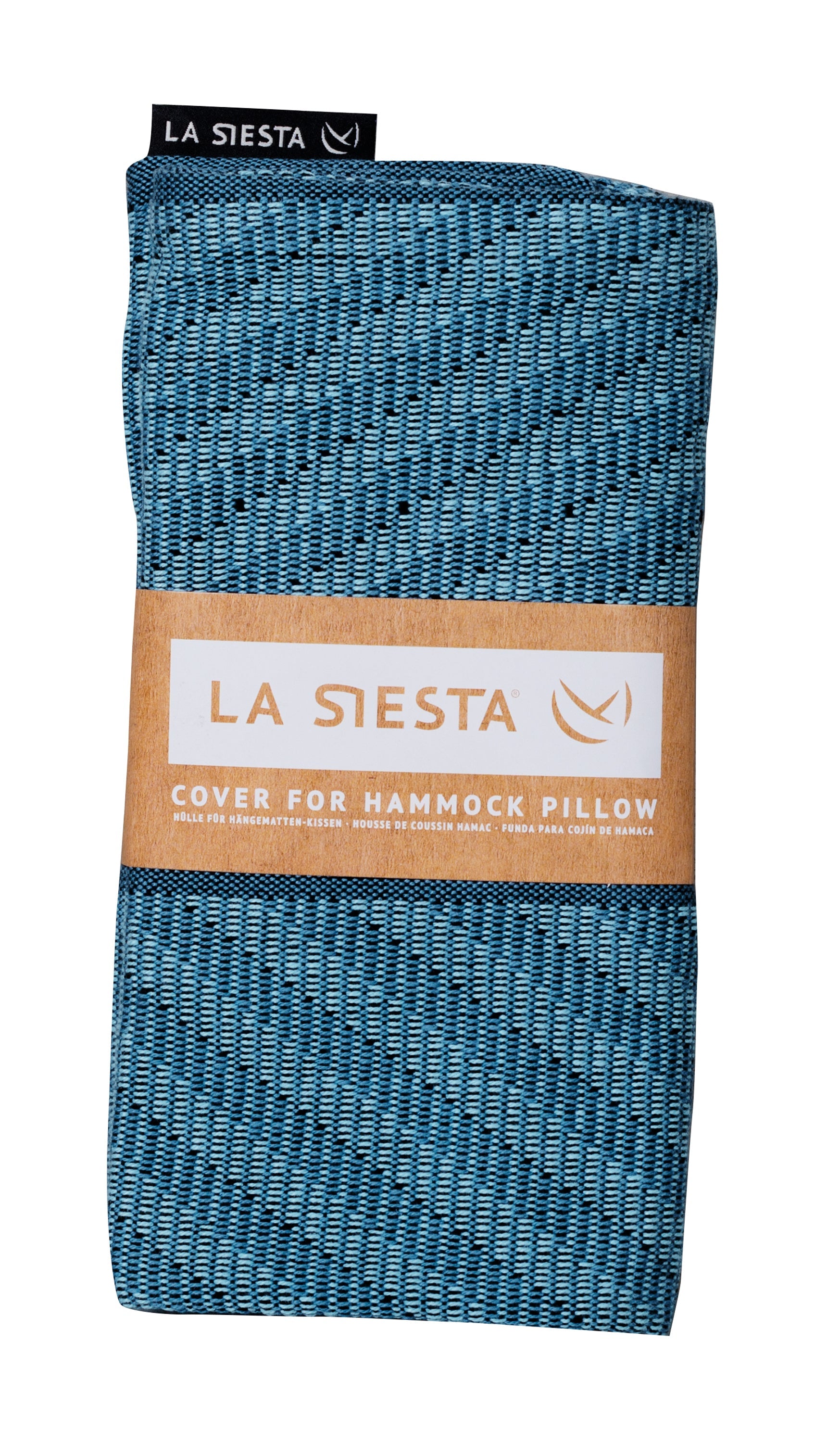 LA SIESTA® - Cariño Betræk til hængekøjepude af økologisk bomuld - Blue Zebra