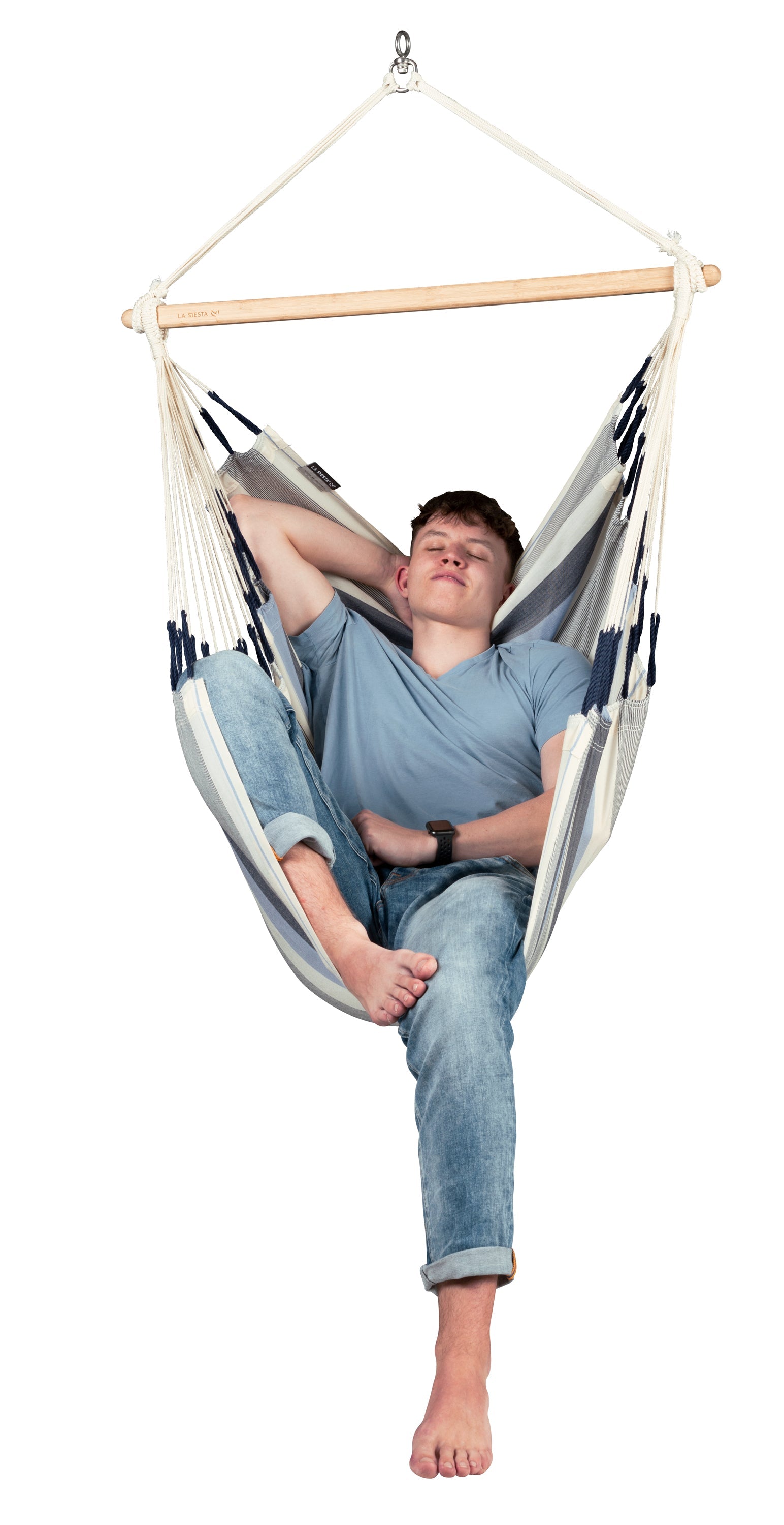 LA SIESTA® - Domingo Basic hængestol outdoor - Sea Salt