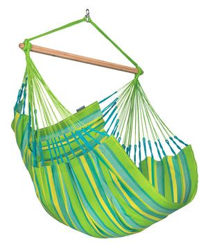 LA SIESTA® - Domingo Comfort hængestol outdoor - Lime | JT-Sport.dk