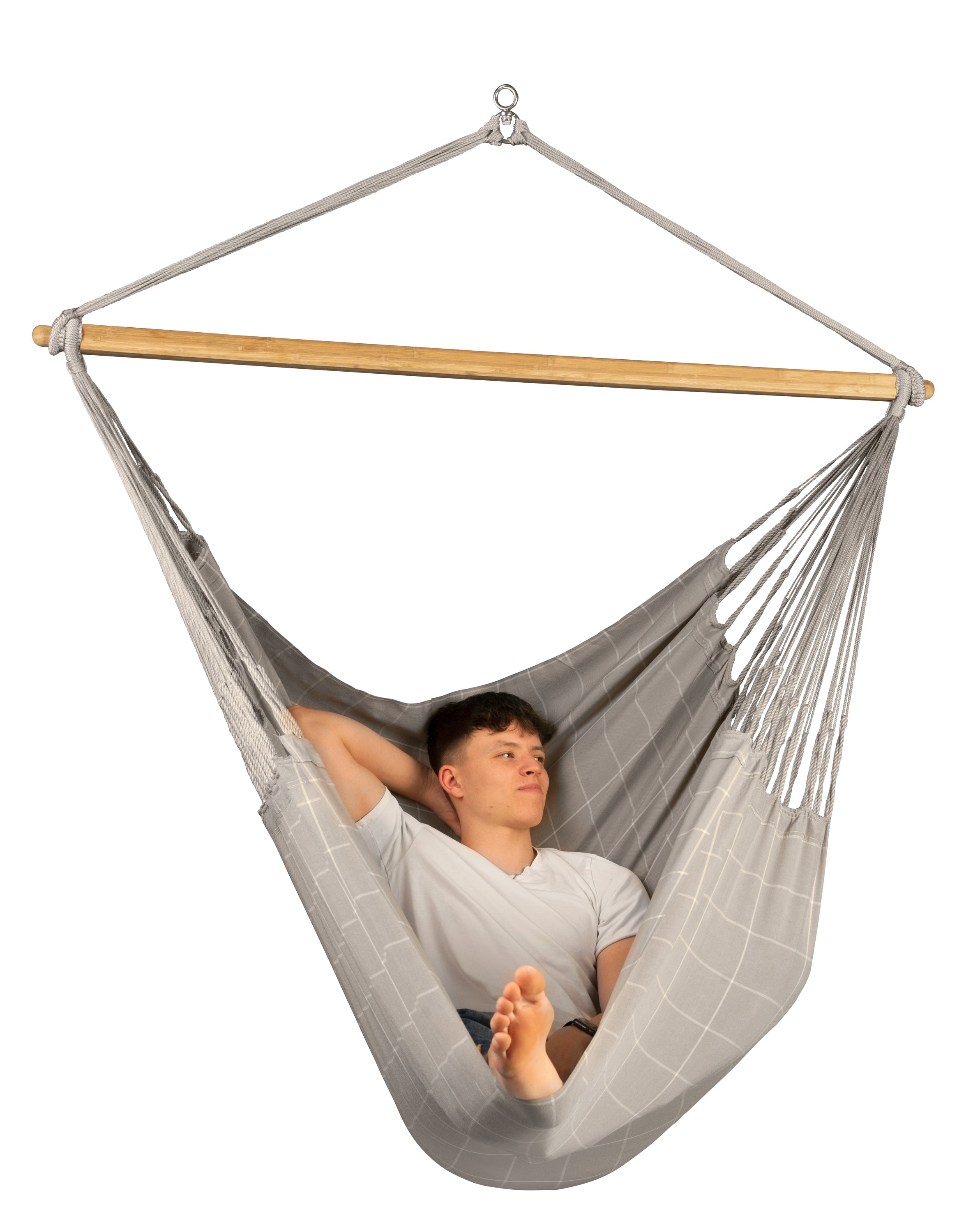 LA SIESTA® - Domingo Kingsize hængestol outdoor - Almond