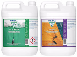 Nikwax - Duo pakke Tech Wash/TX-direct - 2 x 5 L