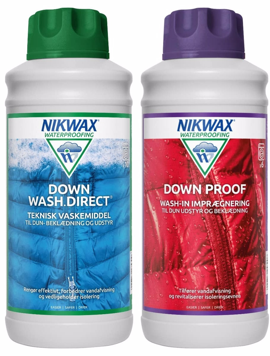 Nikwax - Duo pakke Down Wash/Down Proof 2 x 1 L