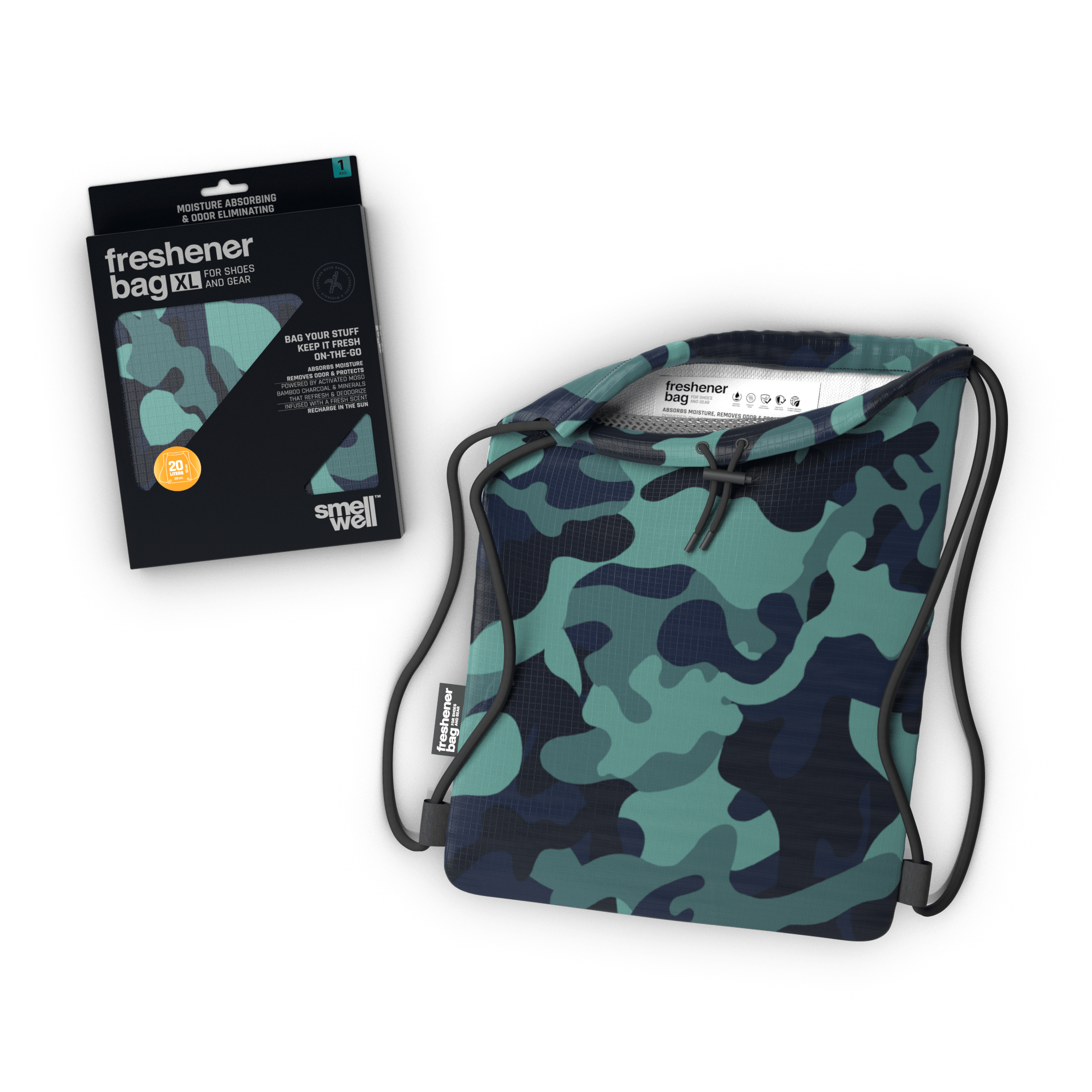 SmellWell - Freshener Bag XL - Camo Green