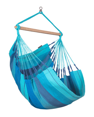 LA SIESTA® - Habana Basic hængestol i økologisk bomuld - Lagoon