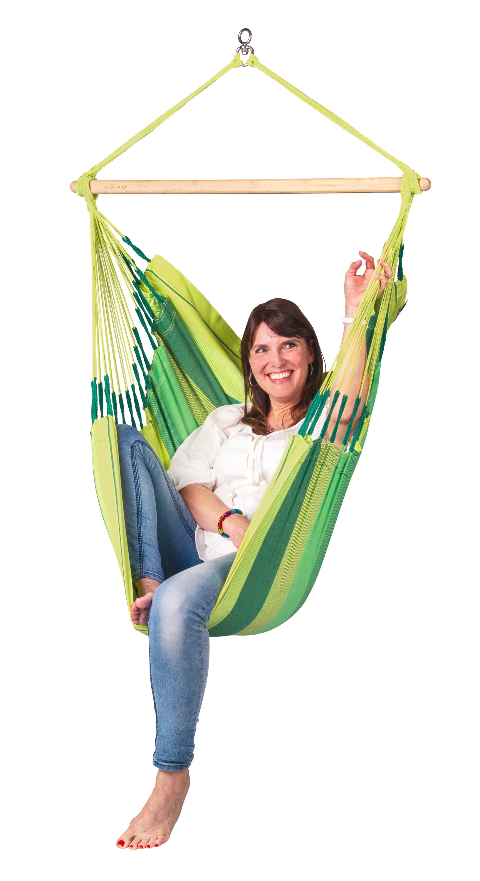 LA SIESTA® - Habana Basic hængestol i økologisk bomuld - Jungle