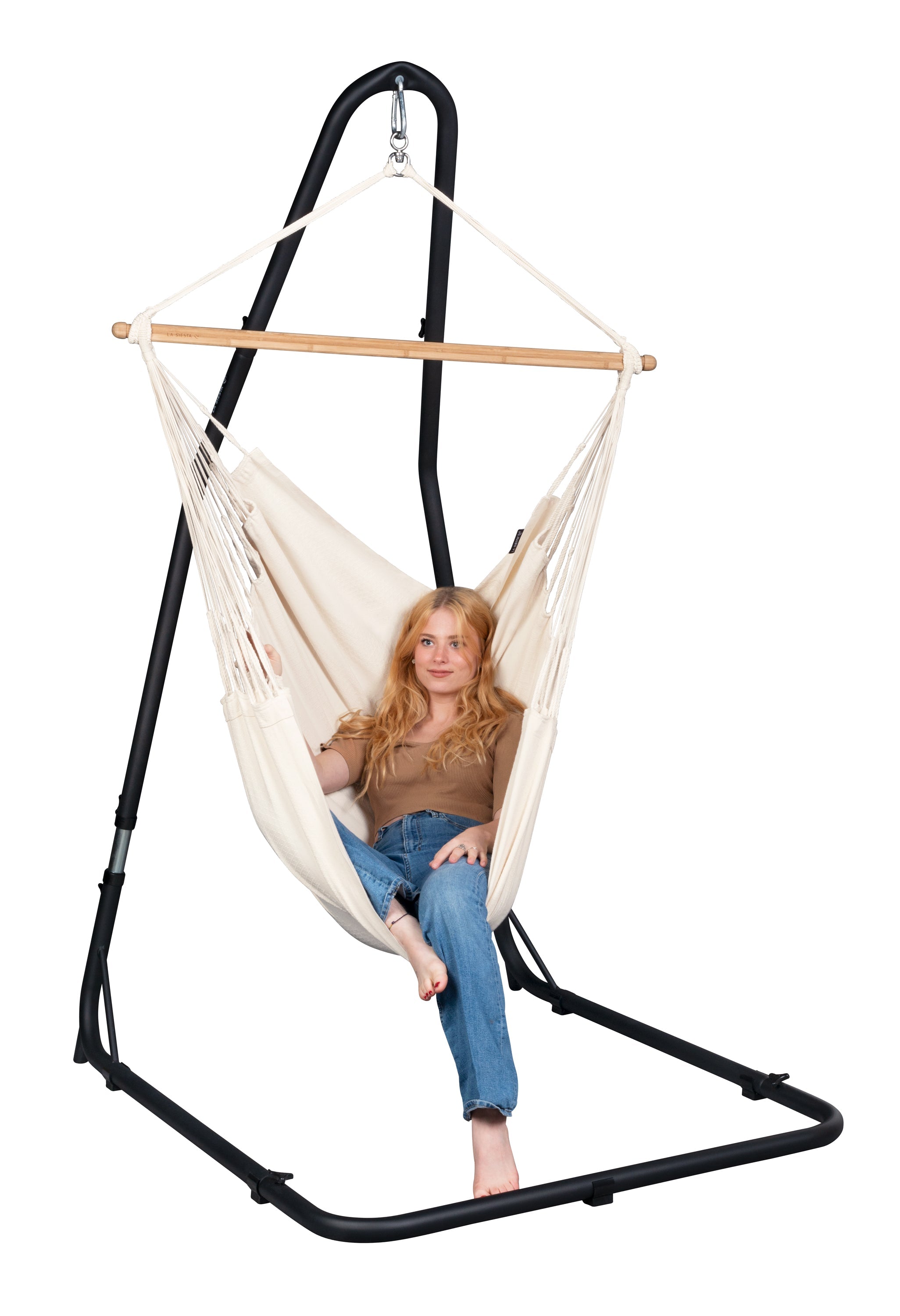 LA SIESTA® - Amura stativ til basic- til kingsize-hængestole  - Anthracite