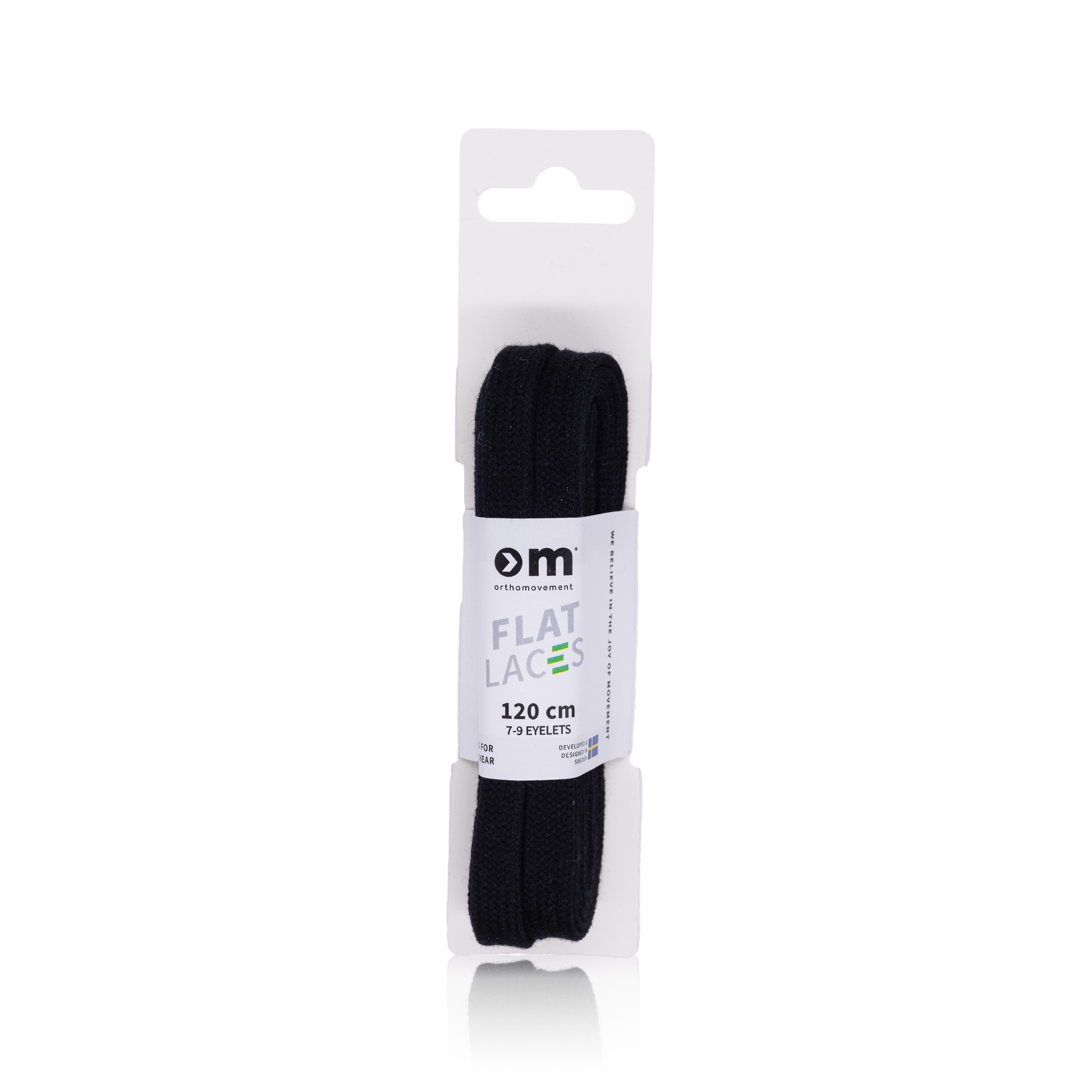 Ortho Movement - Flat Laces - Black