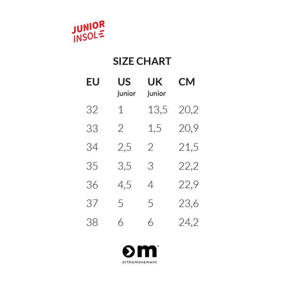 Ortho Movement - indlægssåler Junior