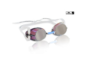 Malmsten - Svømmebriller Swedish Goggles Metallic Anti fog - Metallic Silver (gl. model)