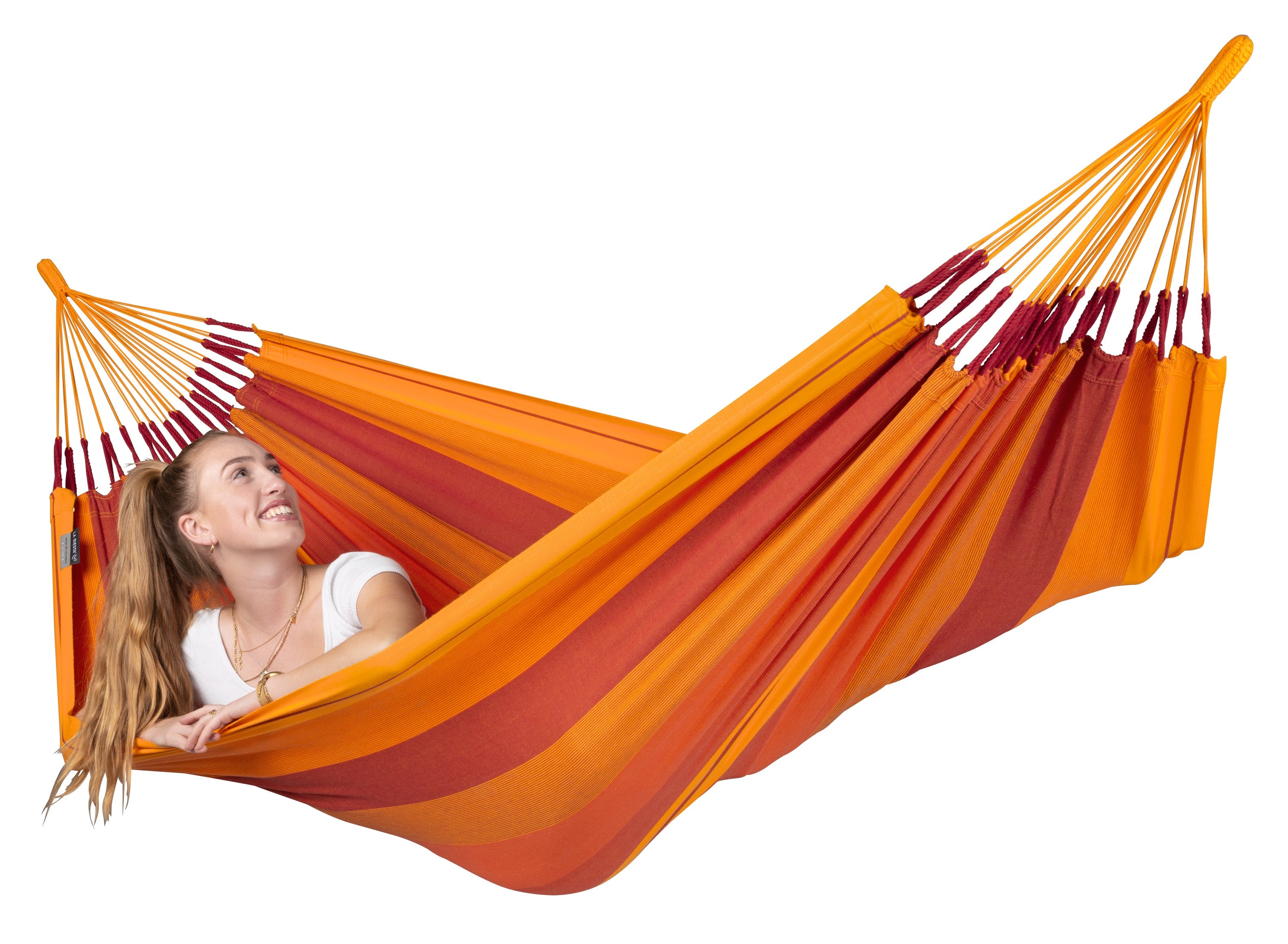 LA SIESTA® - Modesta Single-hængekøje i økologisk bomuld - Volcano