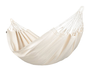LA SIESTA® - Modesta Single-hængekøje i økologisk bomuld - Latte