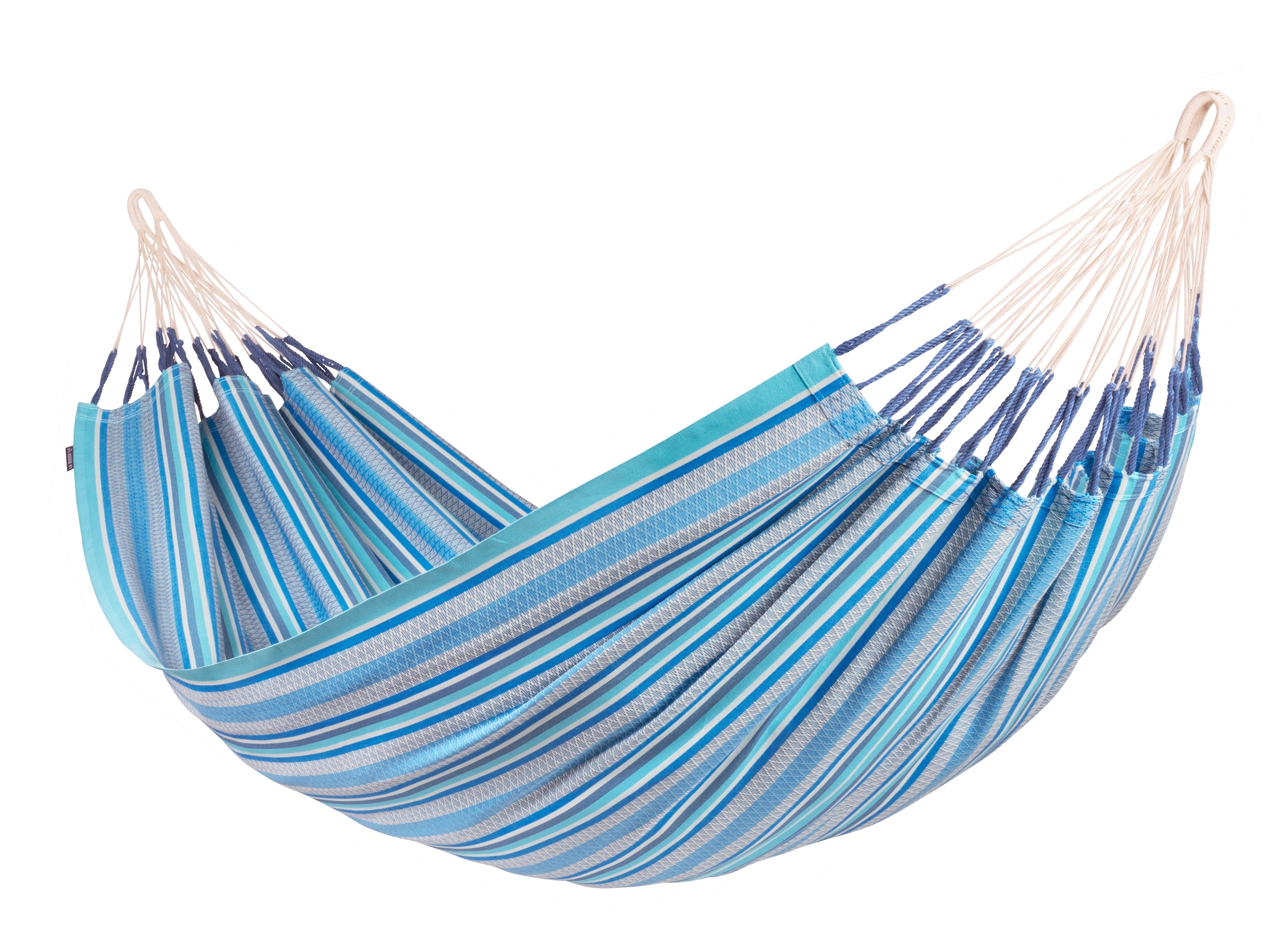 LA SIESTA® - Modesta dobbelt-hængekøje i økologisk bomuld - Azure