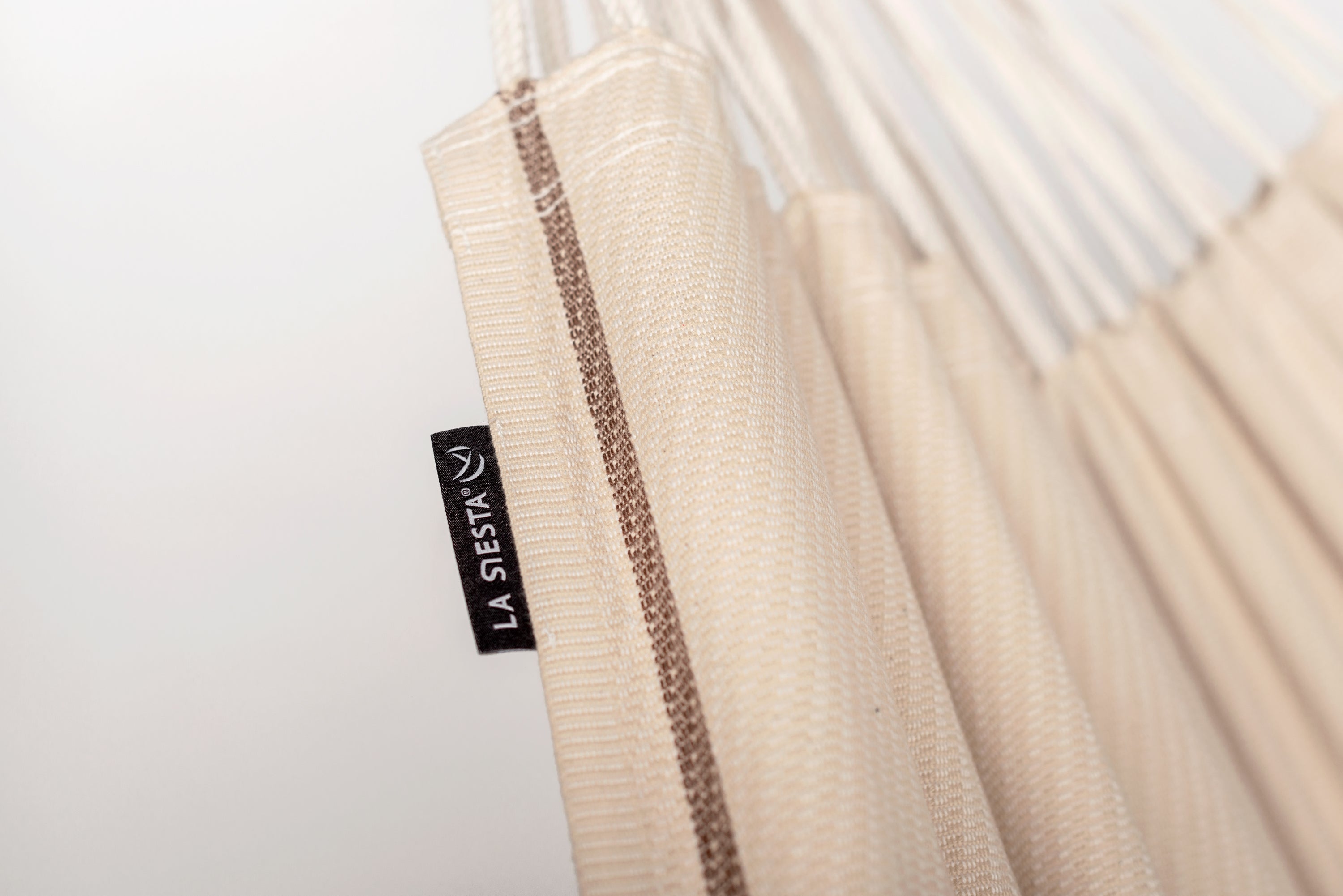 LA SIESTA® - Modesta dobbelt-hængekøje i økologisk bomuld - Nougat