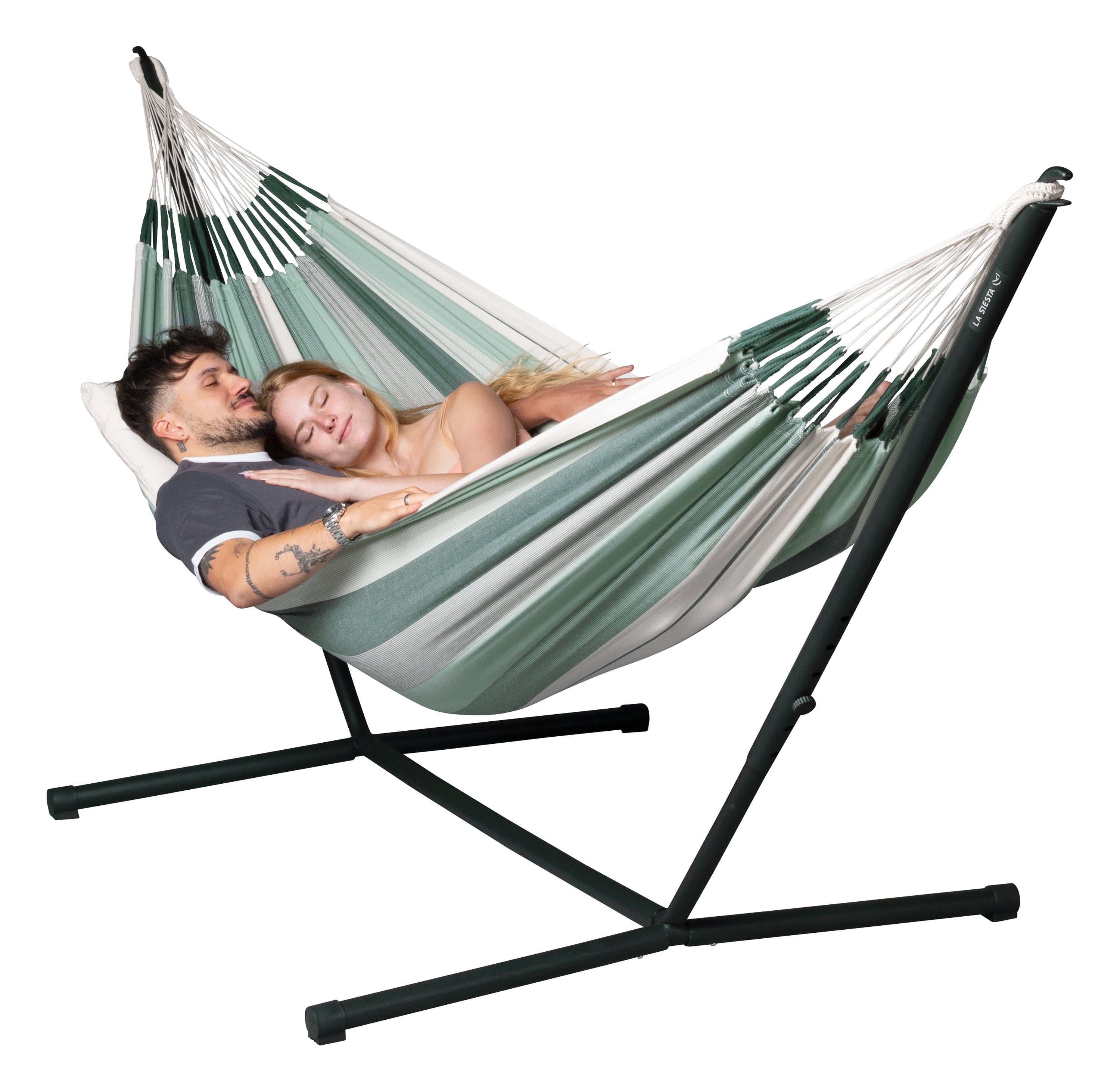 LA SIESTA® - Nautico stativ til dobbelt-hængekøjer  - Anthracite