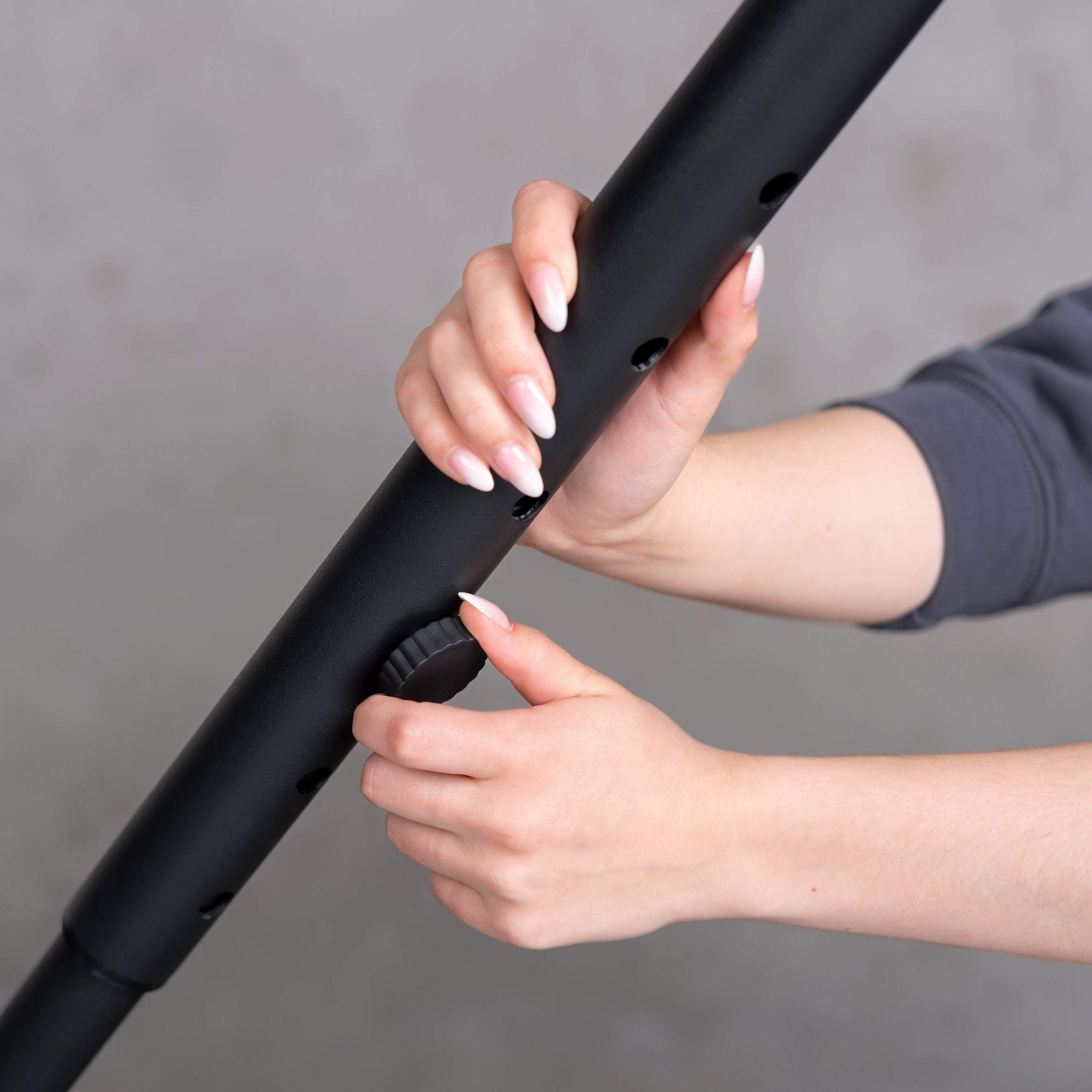 LA SIESTA® - Nautico stativ til dobbelt-hængekøjer  - Anthracite