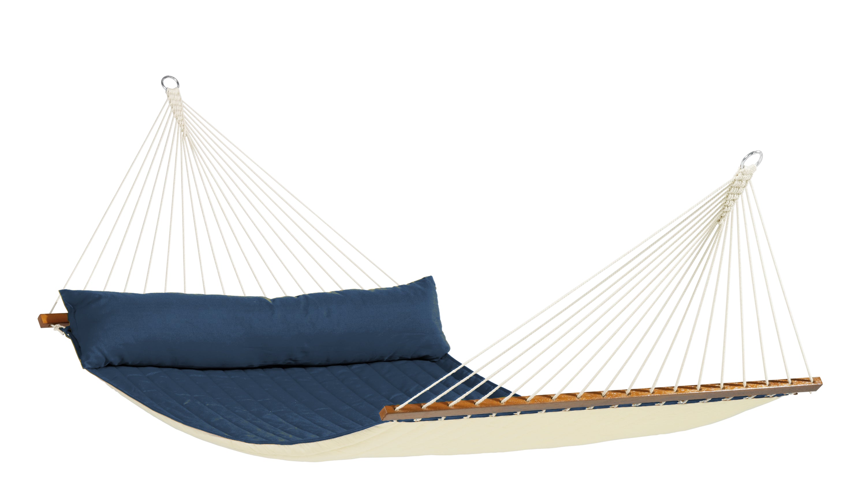 LA SIESTA® - Alabama Kingsize-hængekøje med tværpind  - Navy Blue