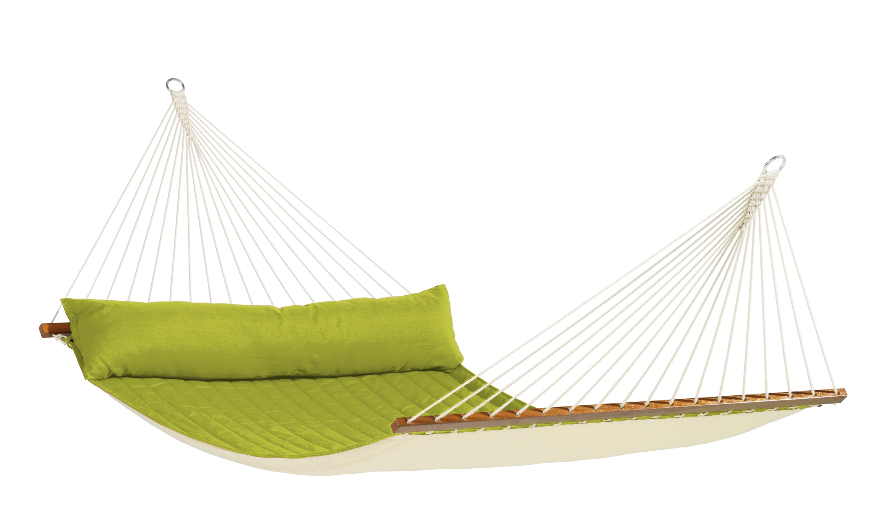 LA SIESTA® - Alabama Kingsize-hængekøje med tværpind  - Avocado
