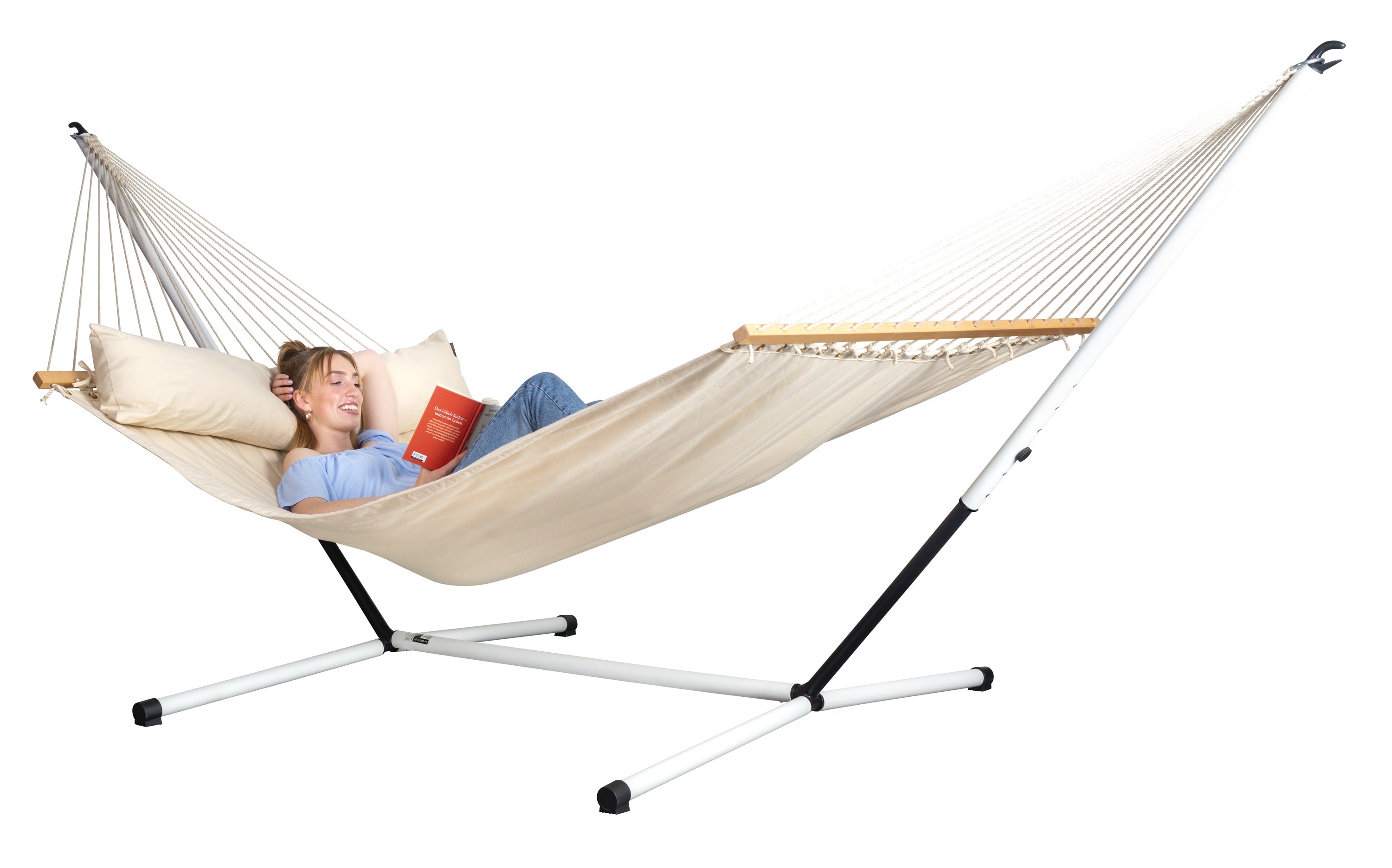 LA SIESTA® - Nautico stativ til kingsize-hængekøjer  - Cool Grey